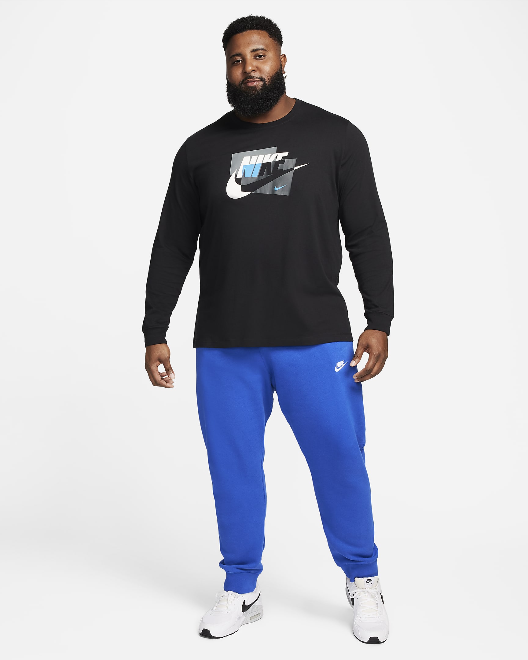 Pantalon de jogging Nike Sportswear Club Fleece - Game Royal/Game Royal/Blanc