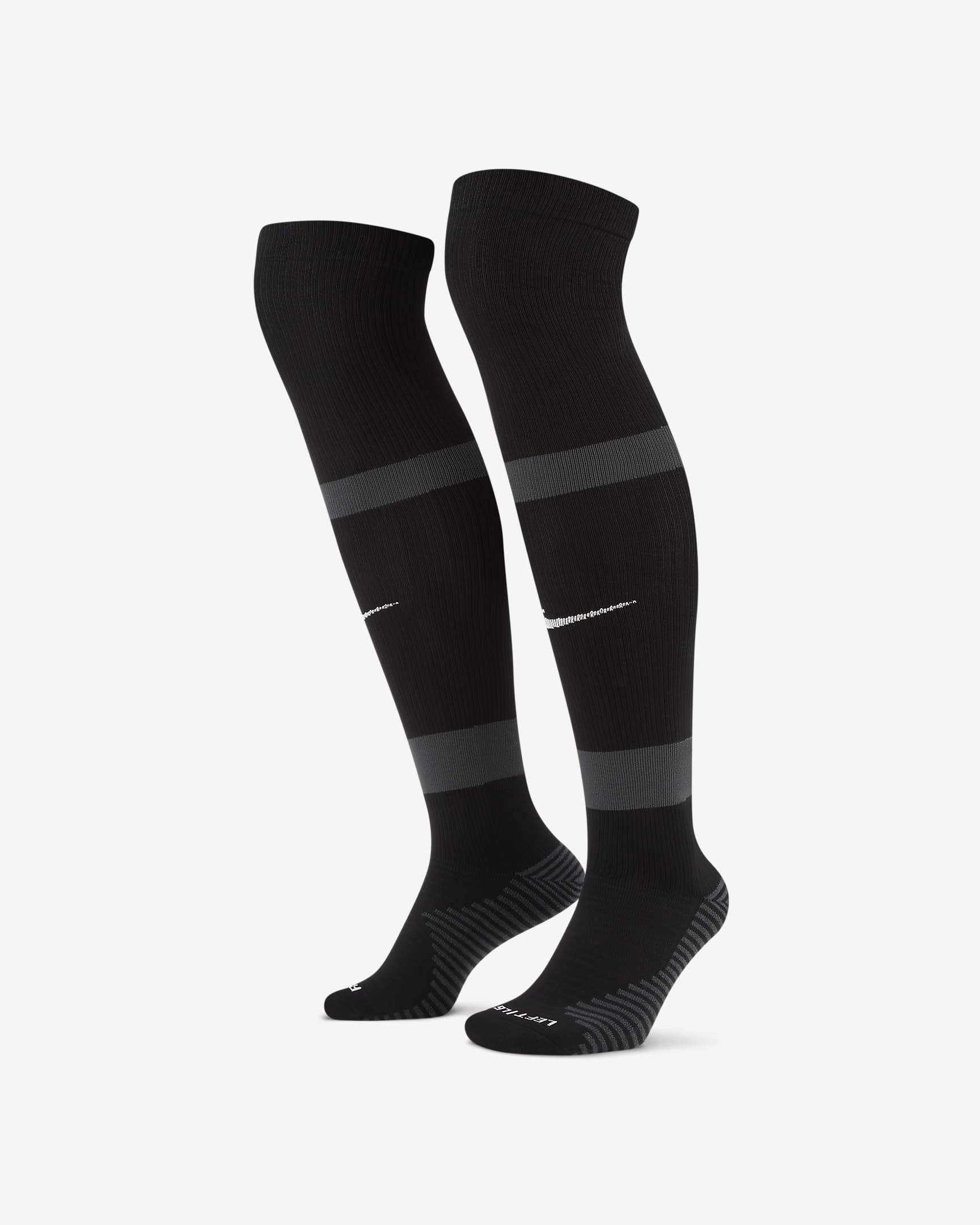 Nike MatchFit Football Knee-High Socks - Black/Black/White