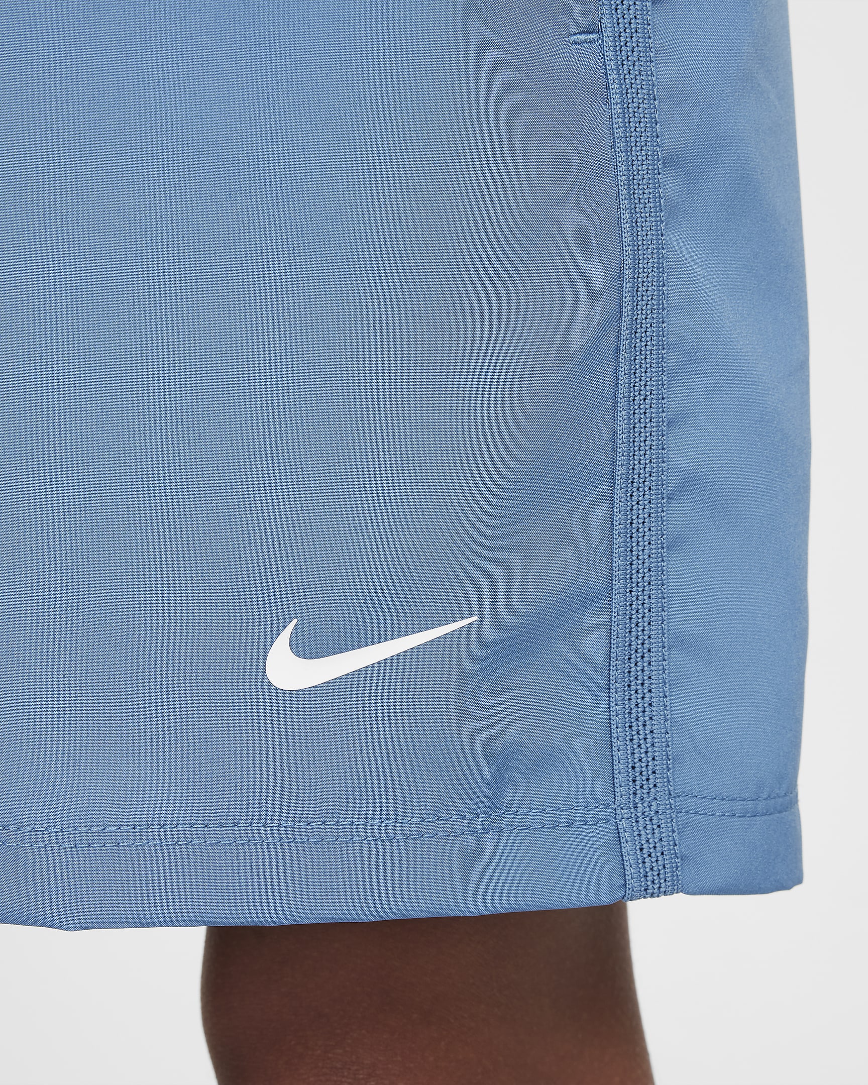 Nike Multi Older Kids' (Boys') Dri-FIT Training Shorts - Aegean Storm/White