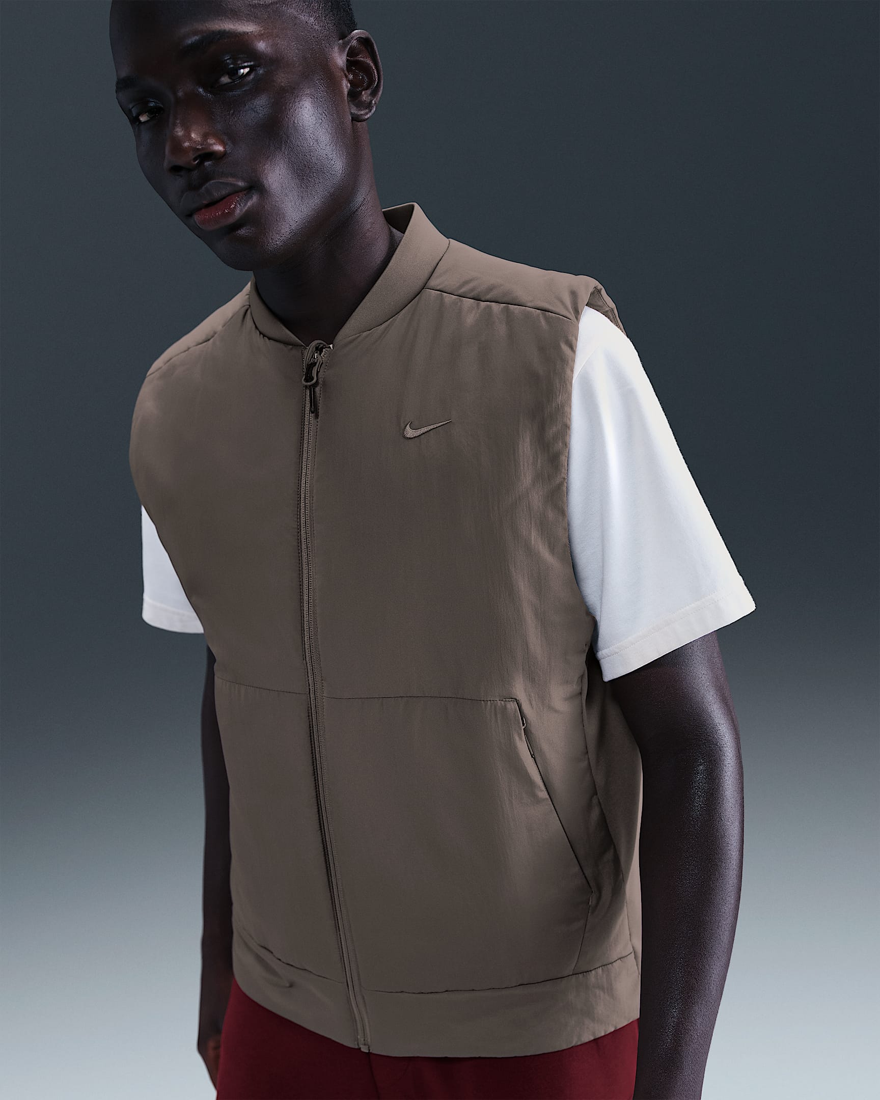 Nike Therma-FIT Unlimited Men's Training Vest - Cave Stone/Cave Stone