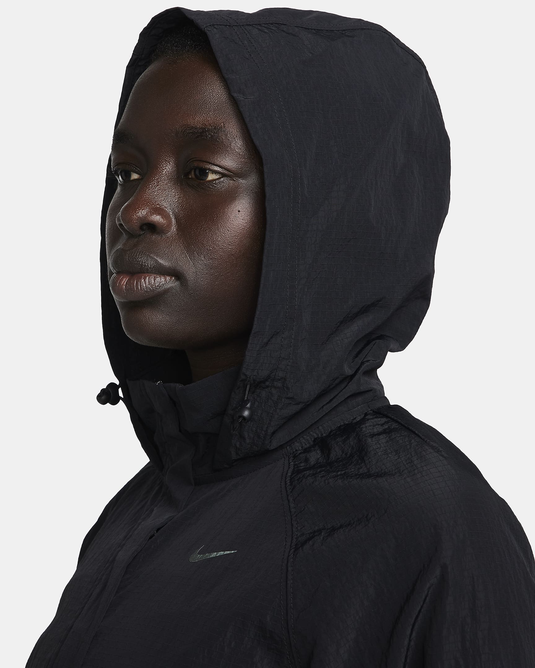 Nike Running Division Repel-Jacke für Damen - Schwarz/Schwarz