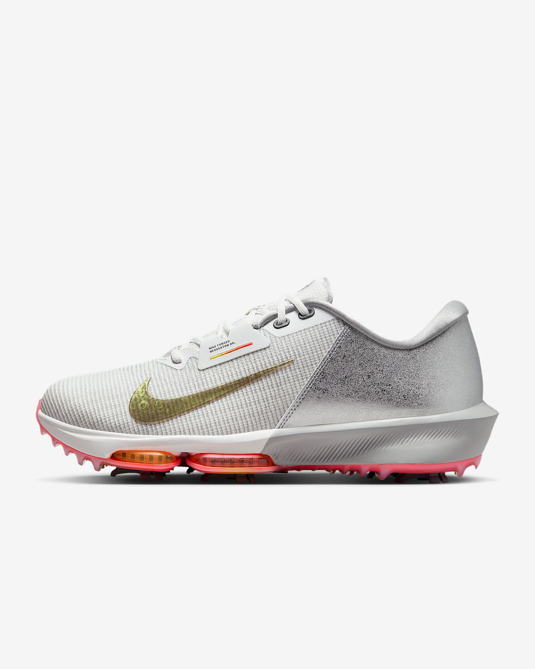 Nike Infinity Tour 2 Golf Shoes - Summit White/Metallic Silver/Iron Grey/Black
