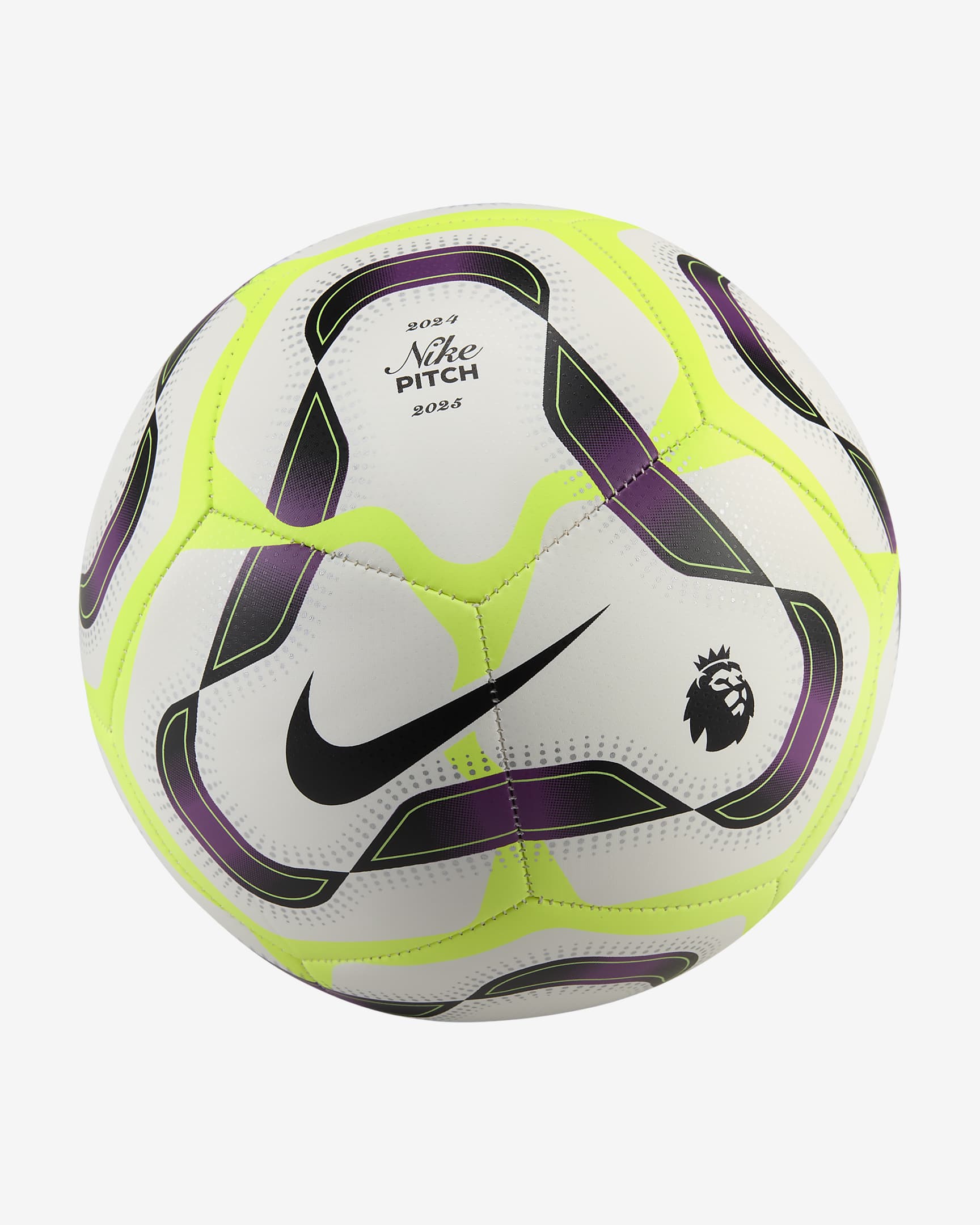 Premier League Pitch Nike Football - White/Bold Berry/Volt/Black