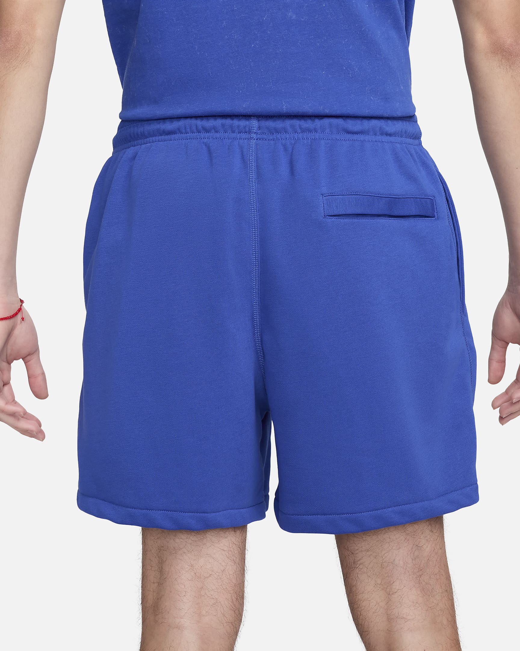 Nike Club Men's French Terry Flow Shorts - Game Royal/Game Royal/White