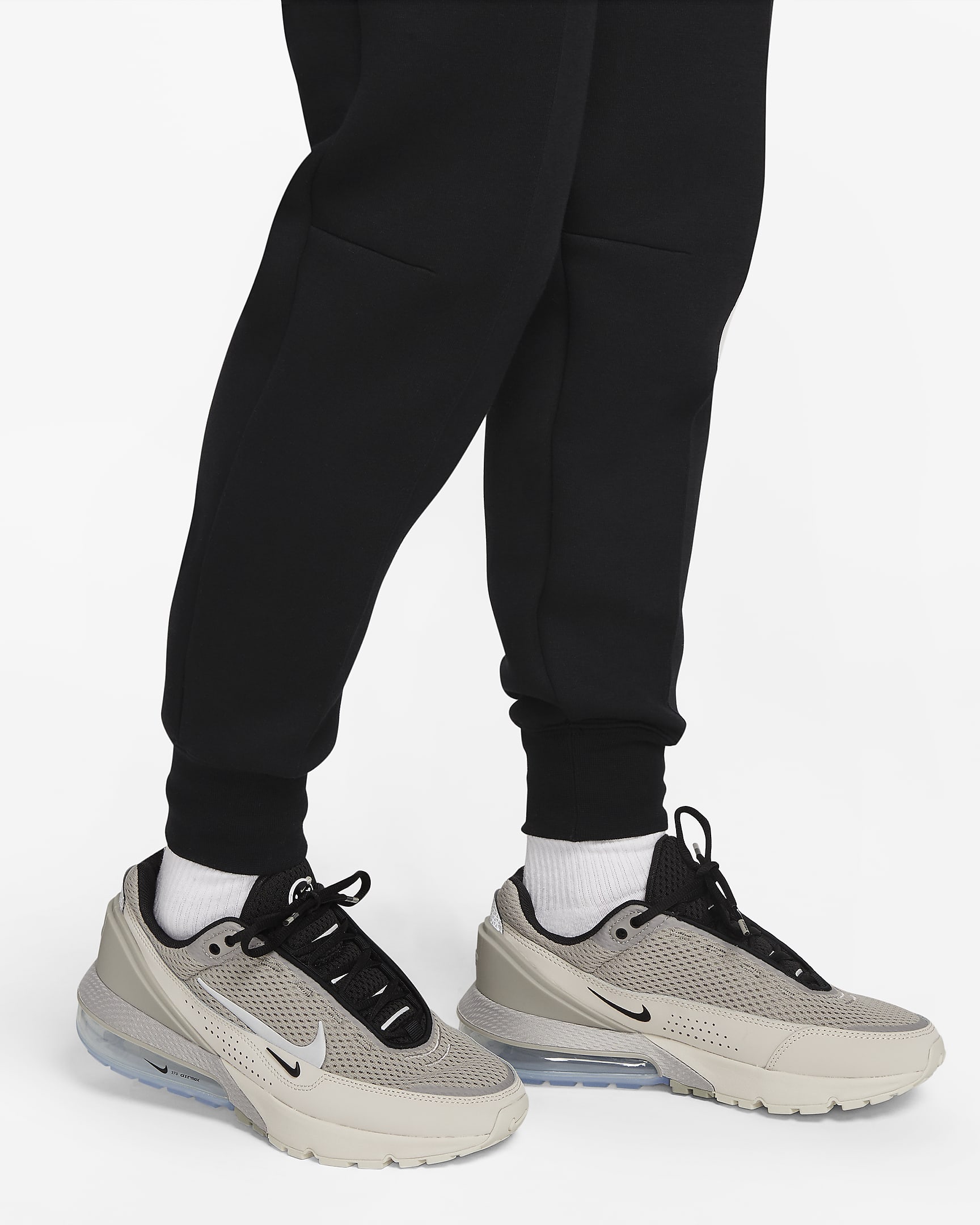 Nike Sportswear Tech Fleece Women's Mid-Rise Joggers - Black/Black