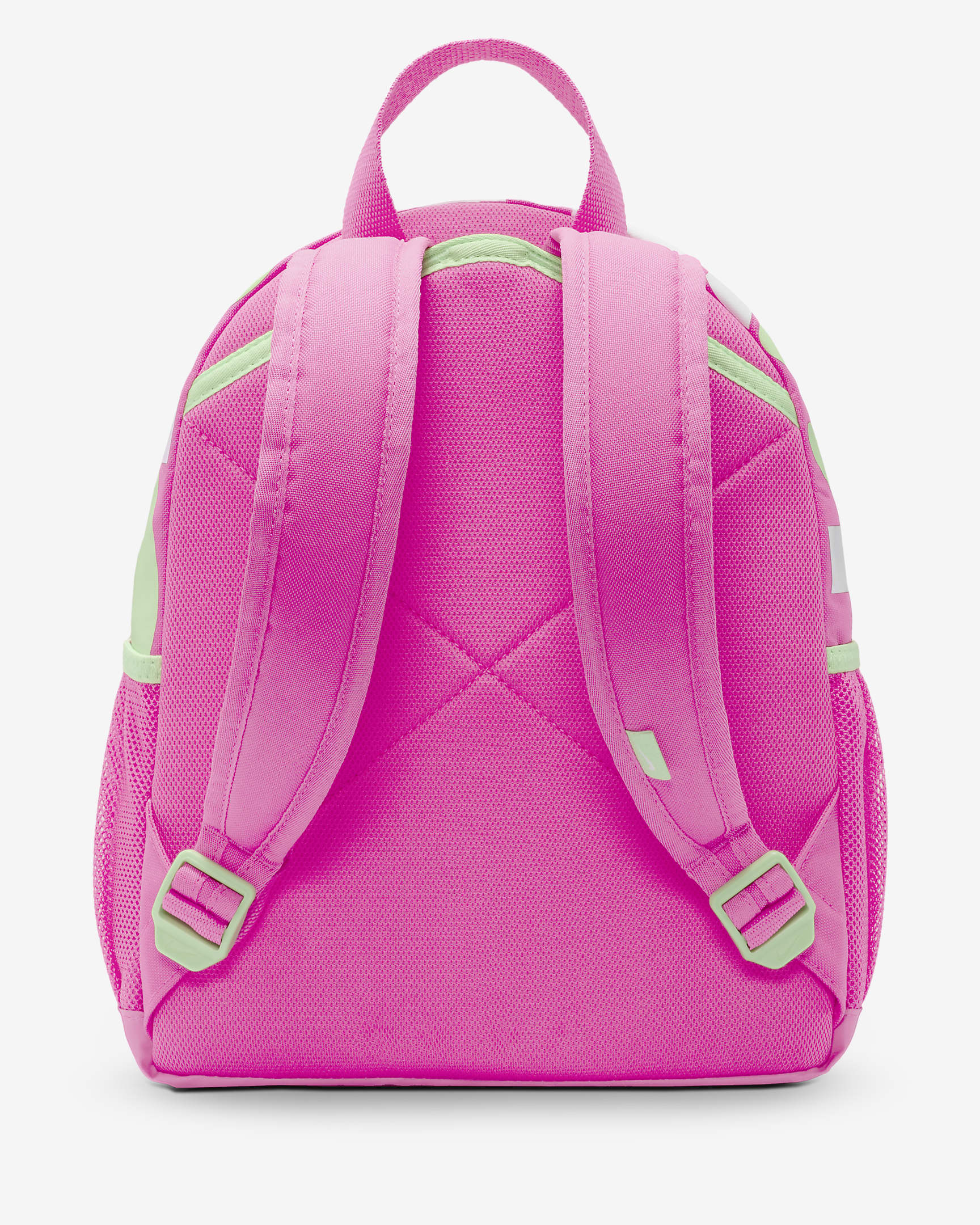 Nike Brasilia JDI Kids' Mini Backpack (11L) - Laser Fuchsia/Laser Fuchsia/Vapour Green