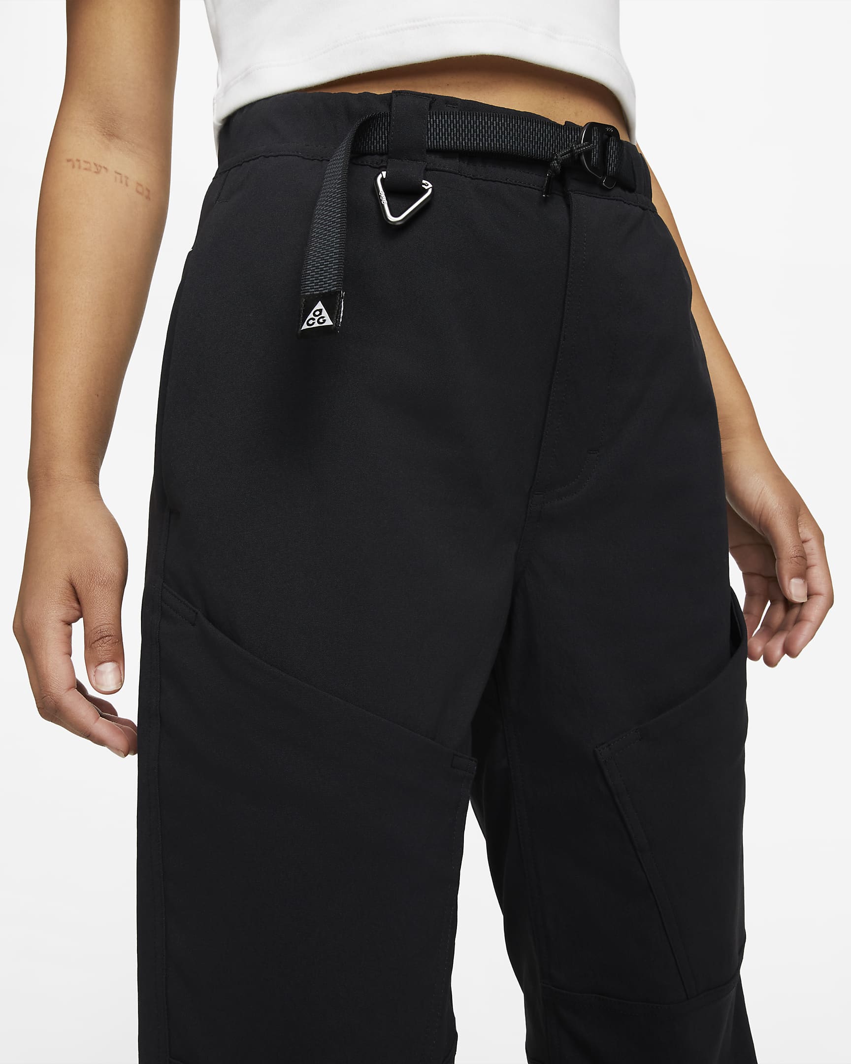 Pantalon de randonnée taille mi-haute Nike ACG pour femme - Noir/Summit White