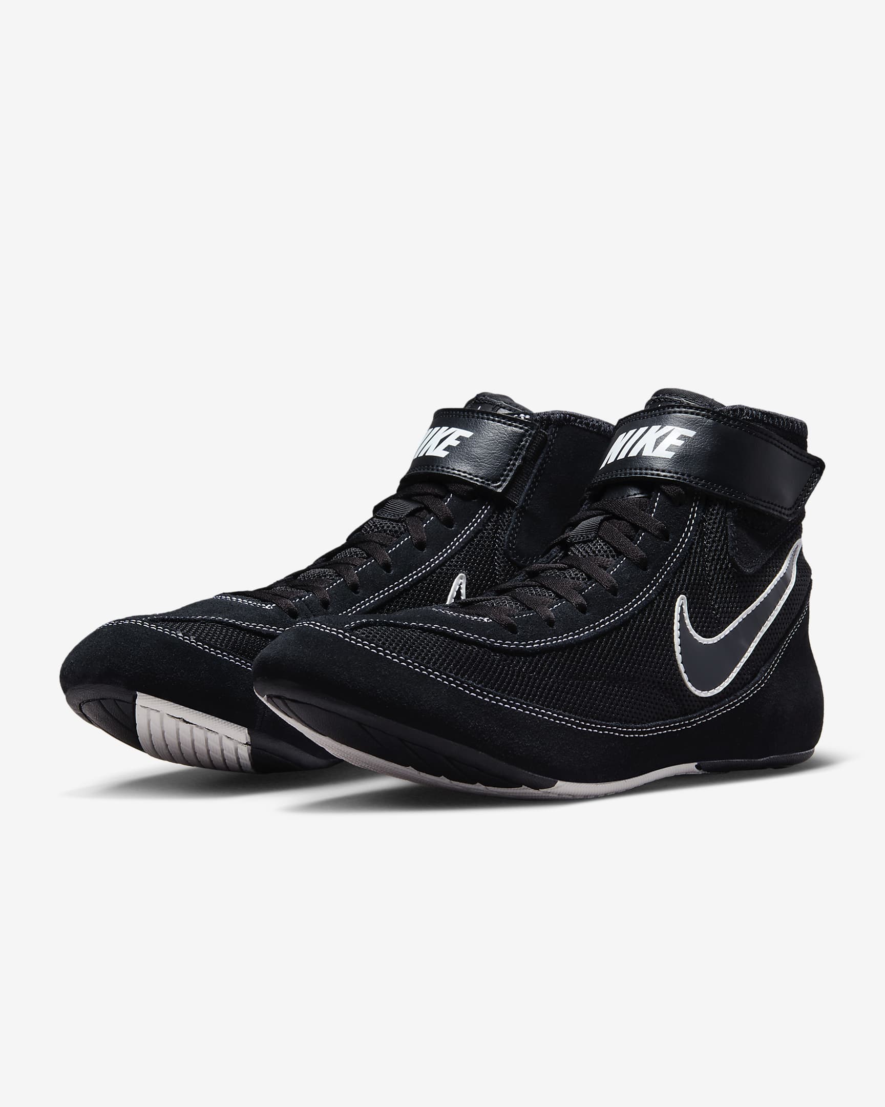 Tenis de lucha para hombre Nike SpeedSweep 7 - Negro/Blanco/Negro