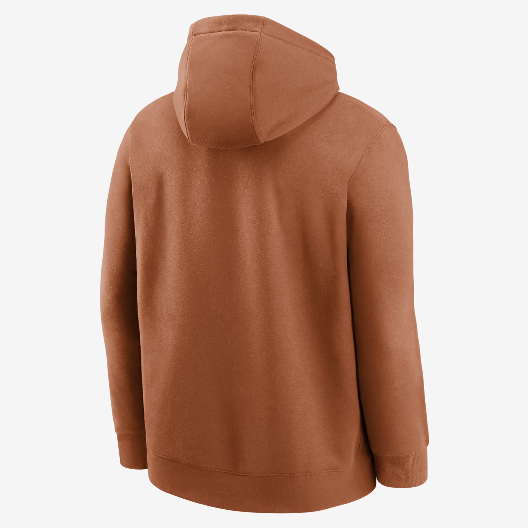 Texas Longhorns Legacy Club Foundational Men's Nike College Pullover Hoodie - Desert Orange