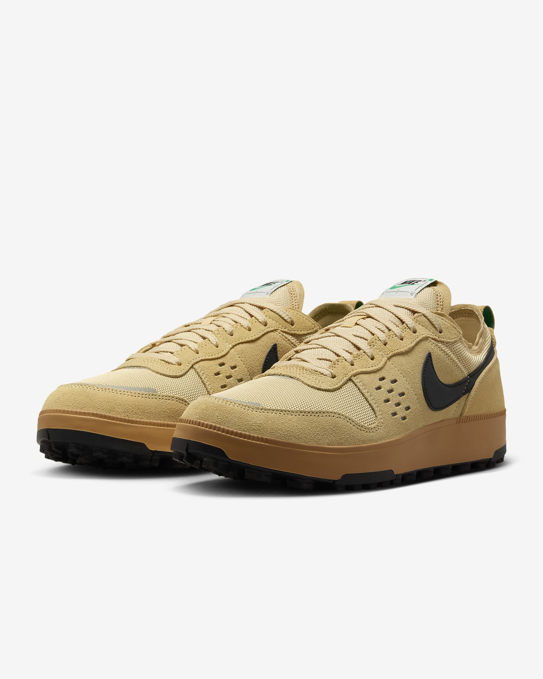 Tenis Nike C1TY “Brownstone” - Lino/Sésamo/Verde estadio/Negro