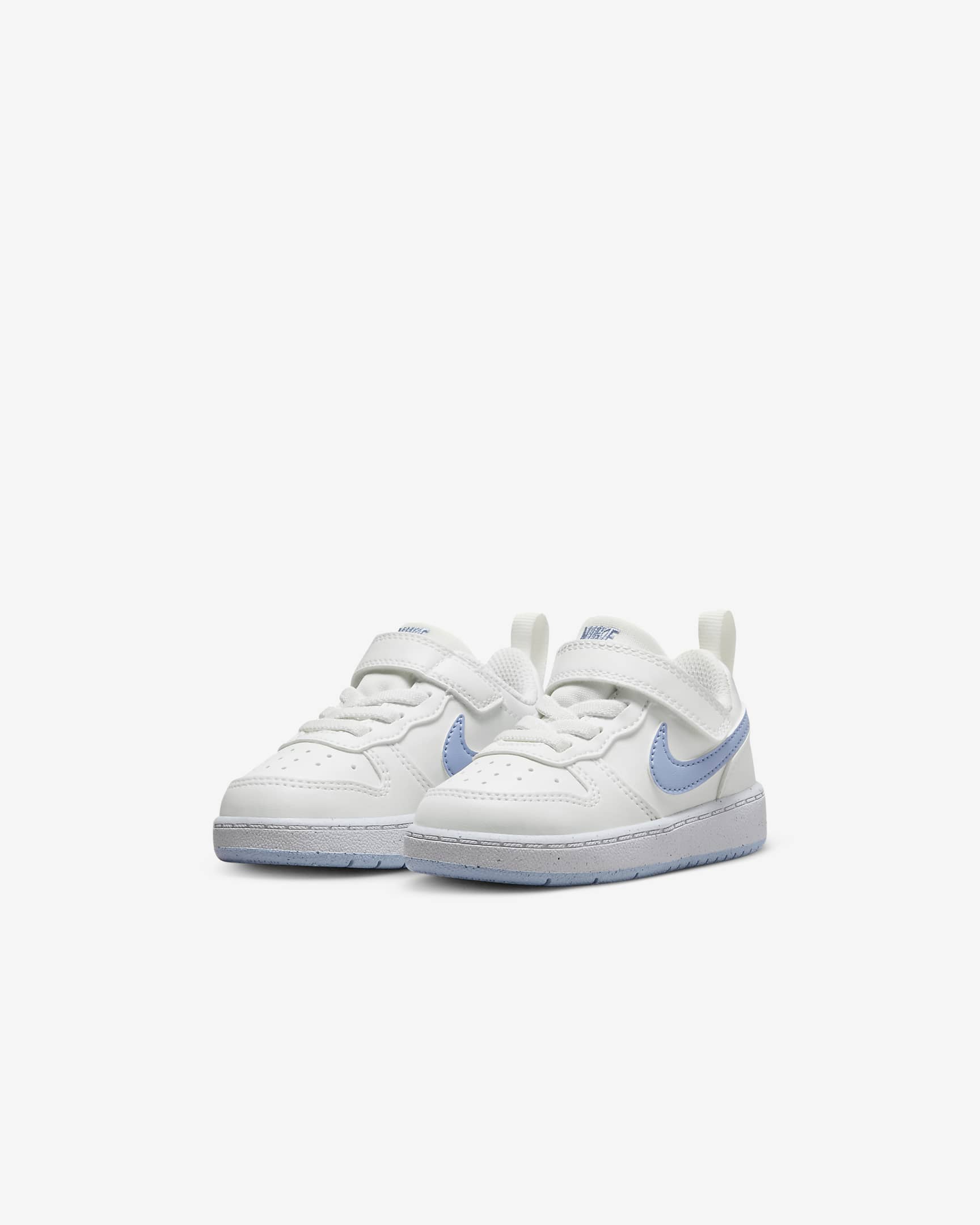 Nike Court Borough Low Recraft Baby/Toddler Shoes - Summit White/Cobalt Bliss