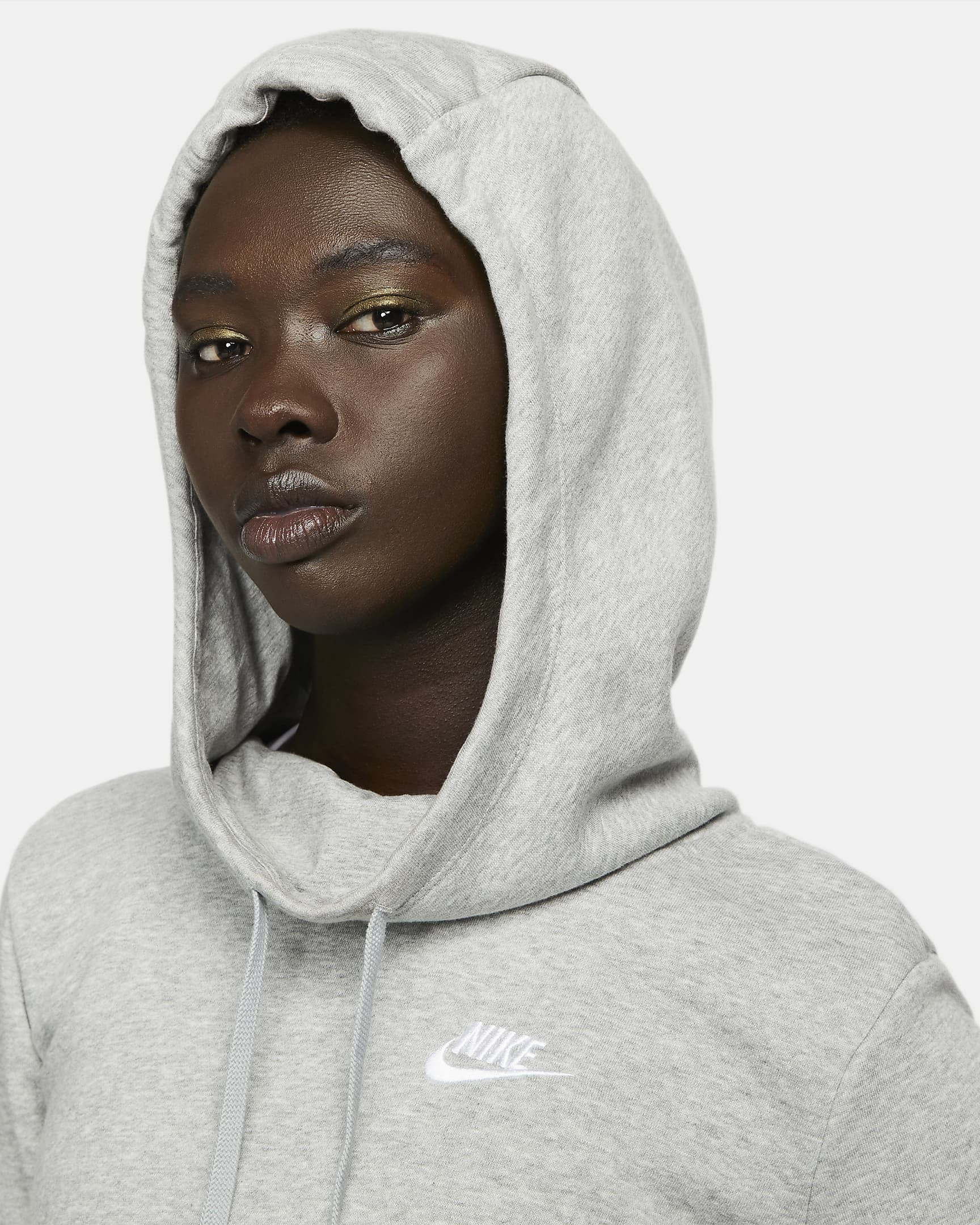 Nike funnel neck hoodie chutney Clearance