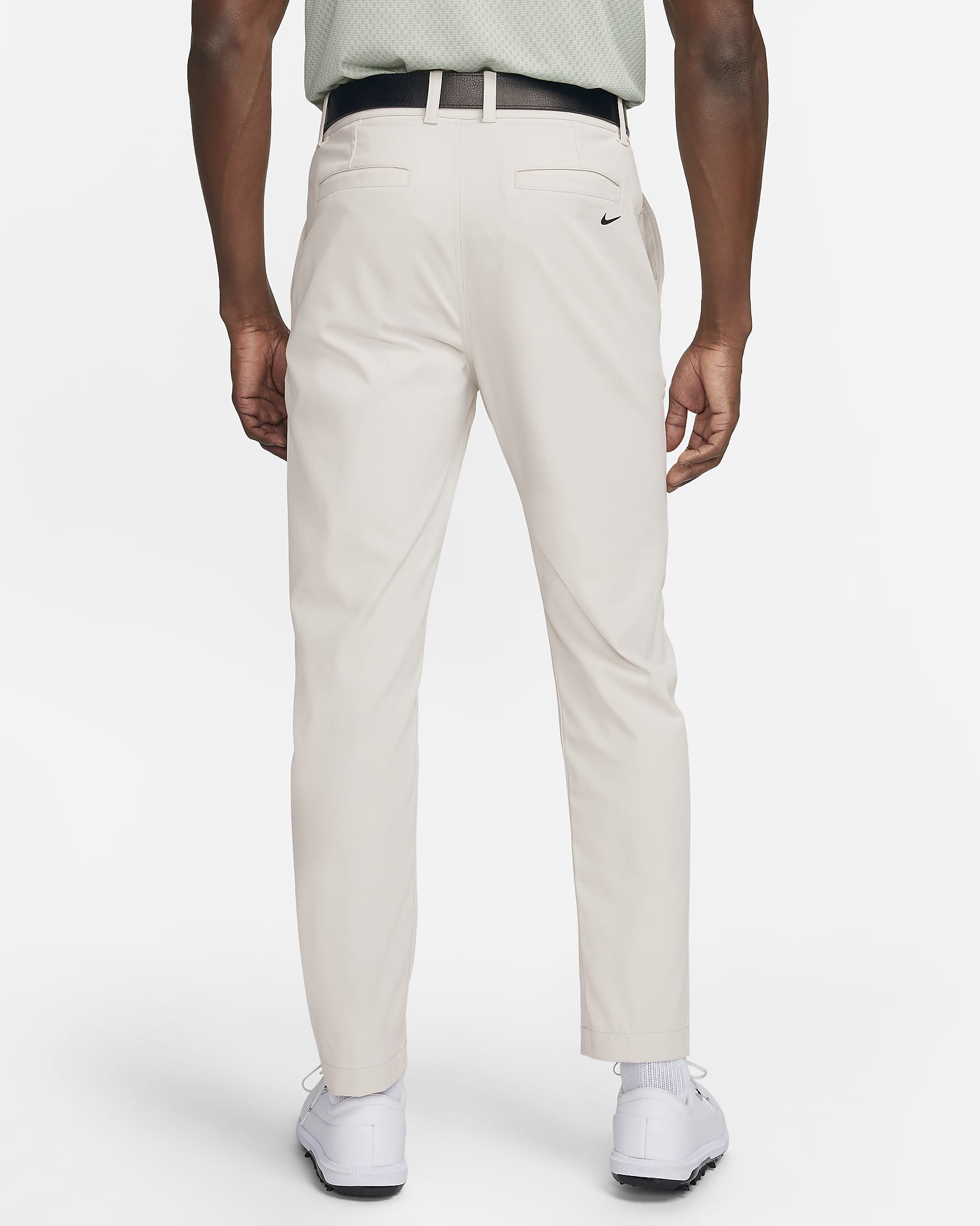 Nike Tour Repel smal chinogolfbukse til herre - Light Bone/Svart