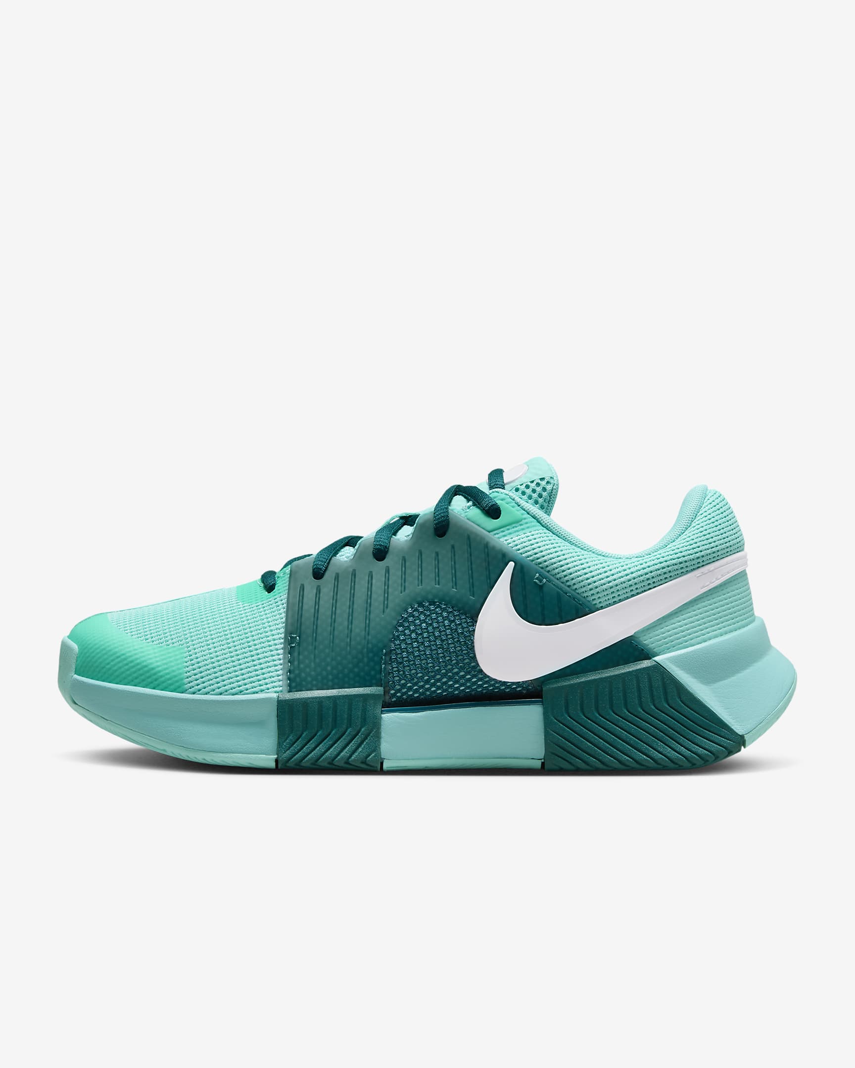 Nike GP Challenge 1 «Naomi Osaka» Premium tennissko til hardcourt til dame - Aurora Green/Geode Teal/Hvit