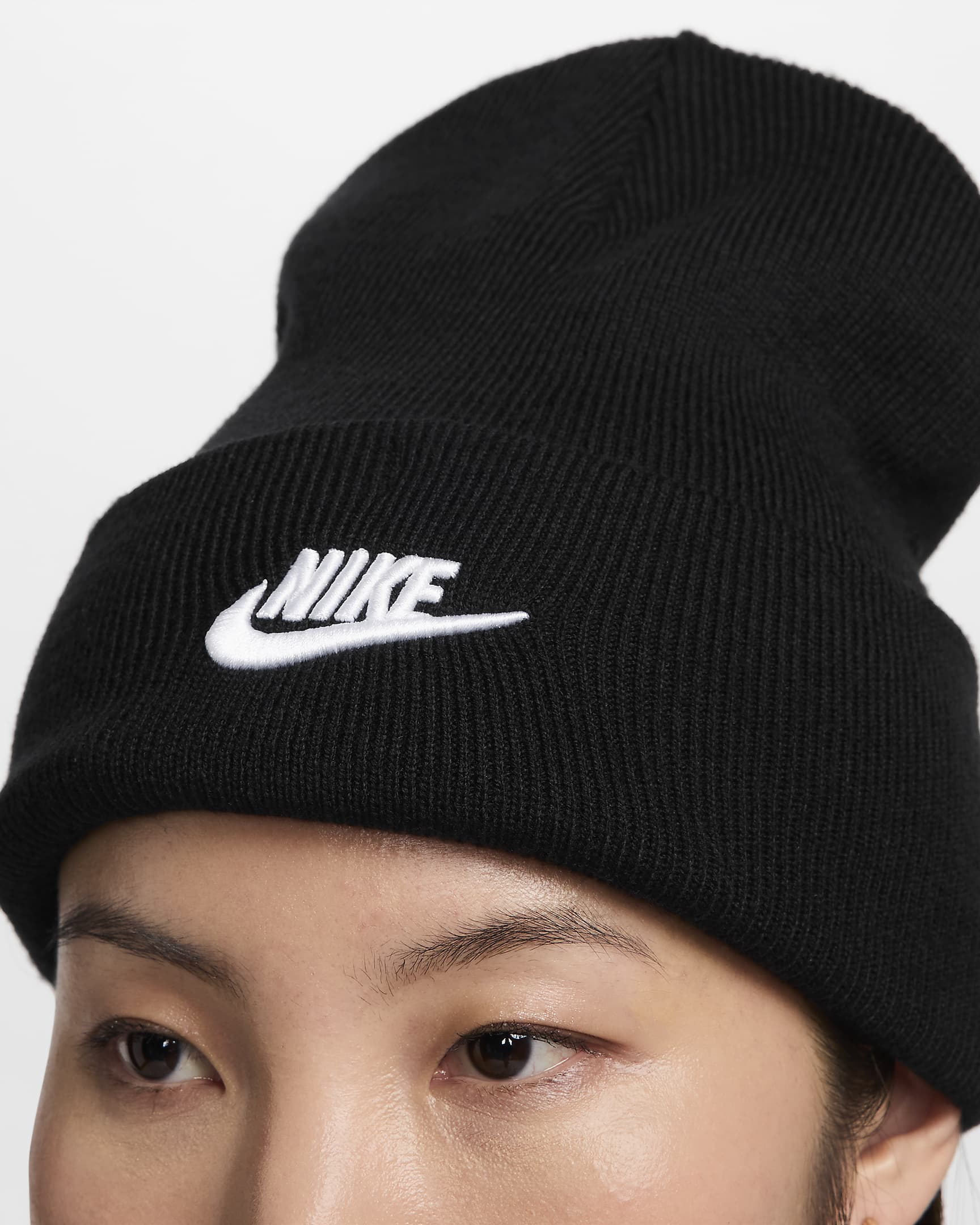 Nike Peak Futura Beanie - Schwarz/Weiß