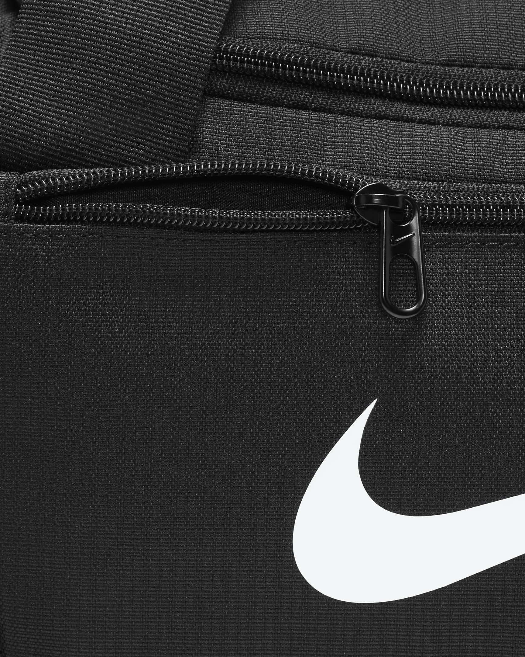 Torba treningowa Nike Brasilia 9.5 (rozmiar XS, 25 l) - Czerń/Czerń/Biel