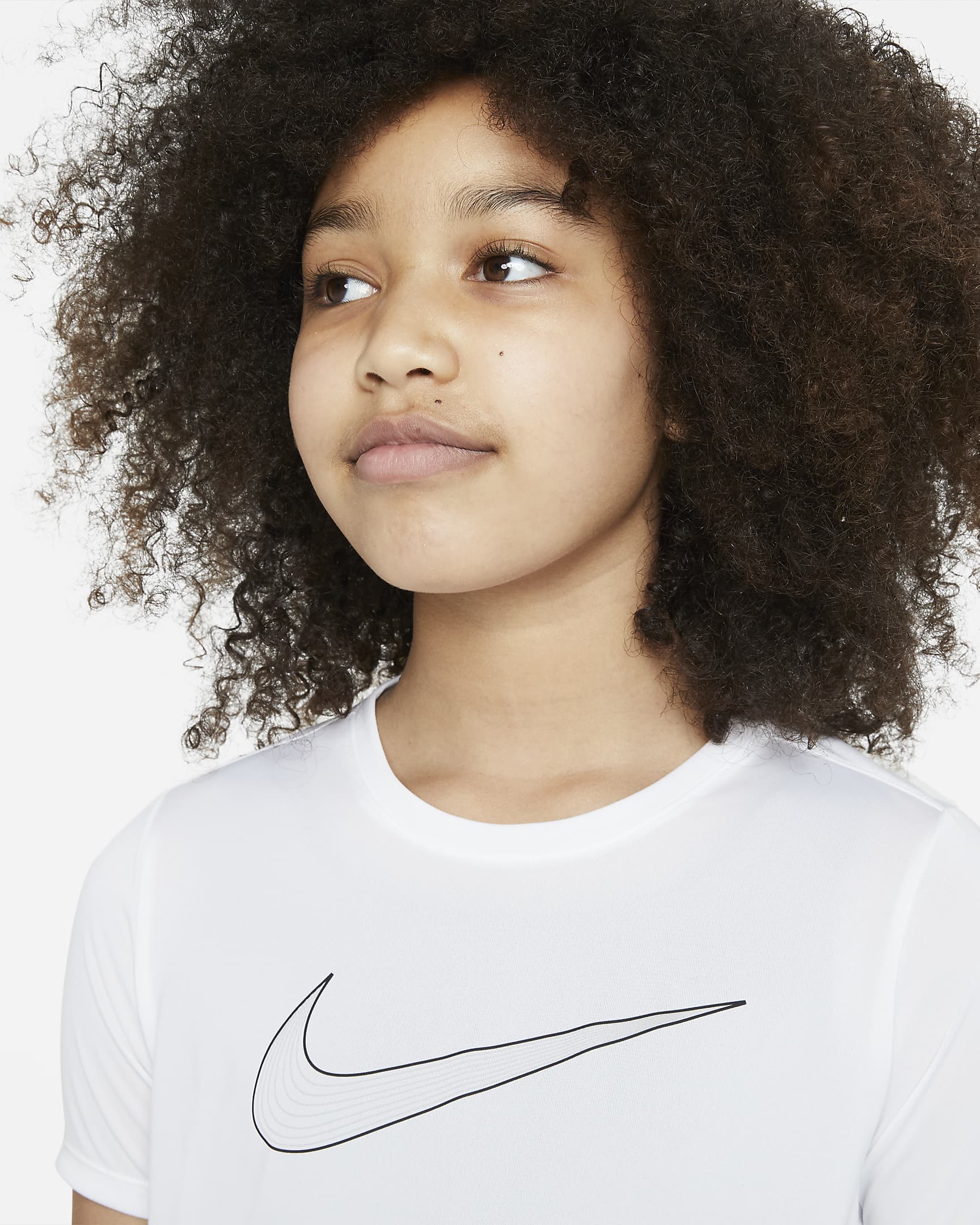 Nike One Big Kids' (Girls') Dri-FIT Short-Sleeve Training Top. Nike.com