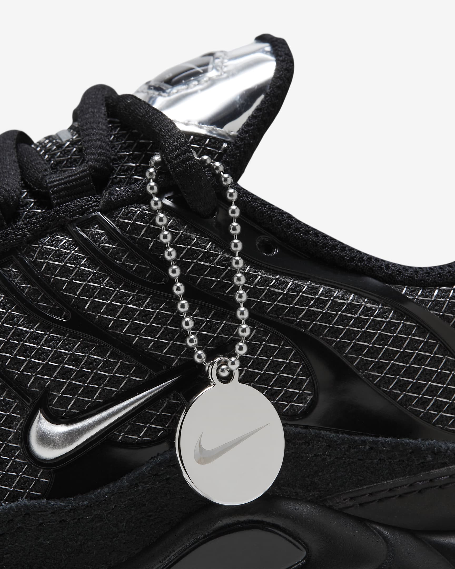 Nike Air Max Plus Women's Shoes - Black/Turquoise Blue/Metallic Silver
