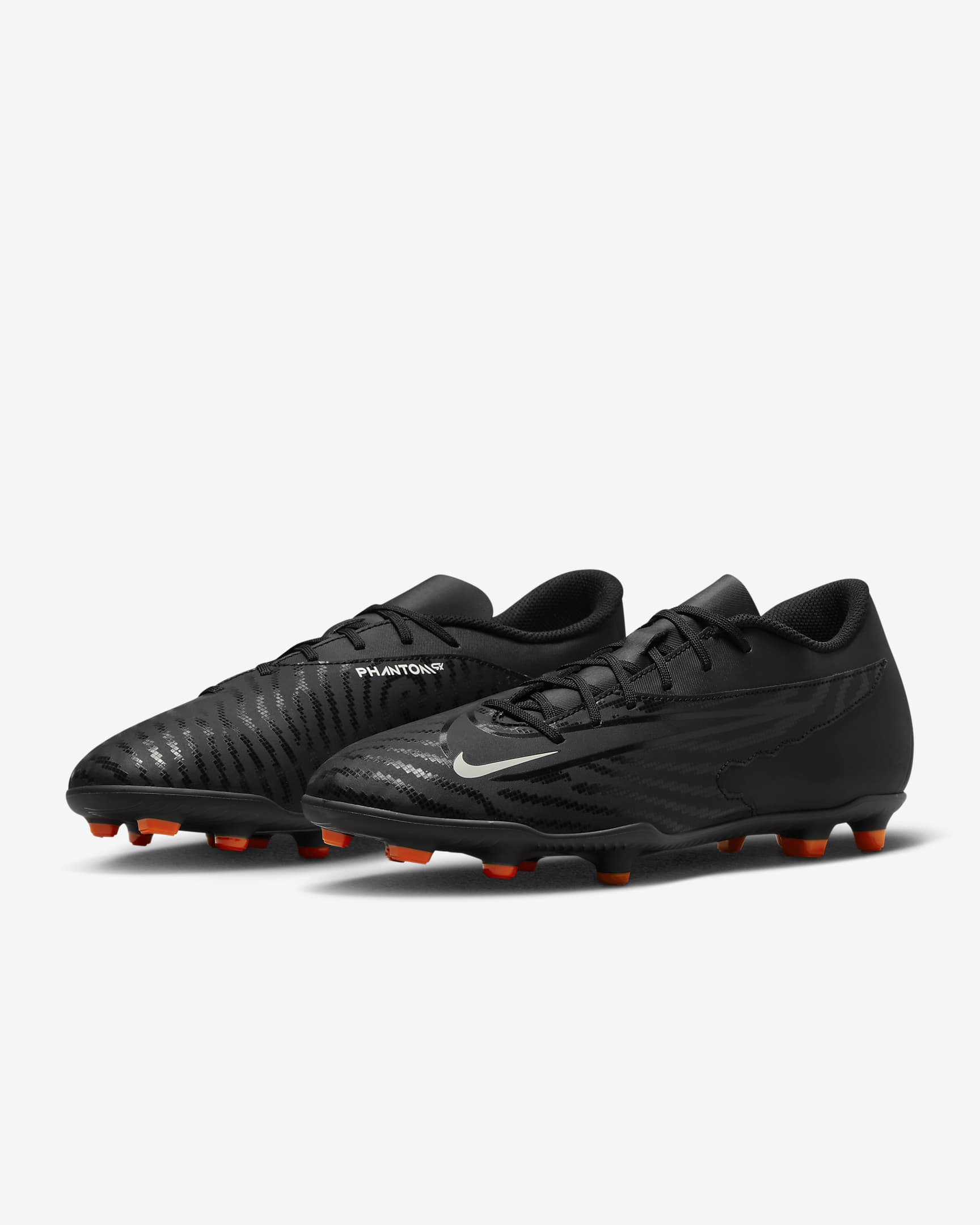 Nike Phantom GX Club Multi-Ground Low-Top Football Boot - Black/Dark Smoke Grey/Total Orange/Summit White