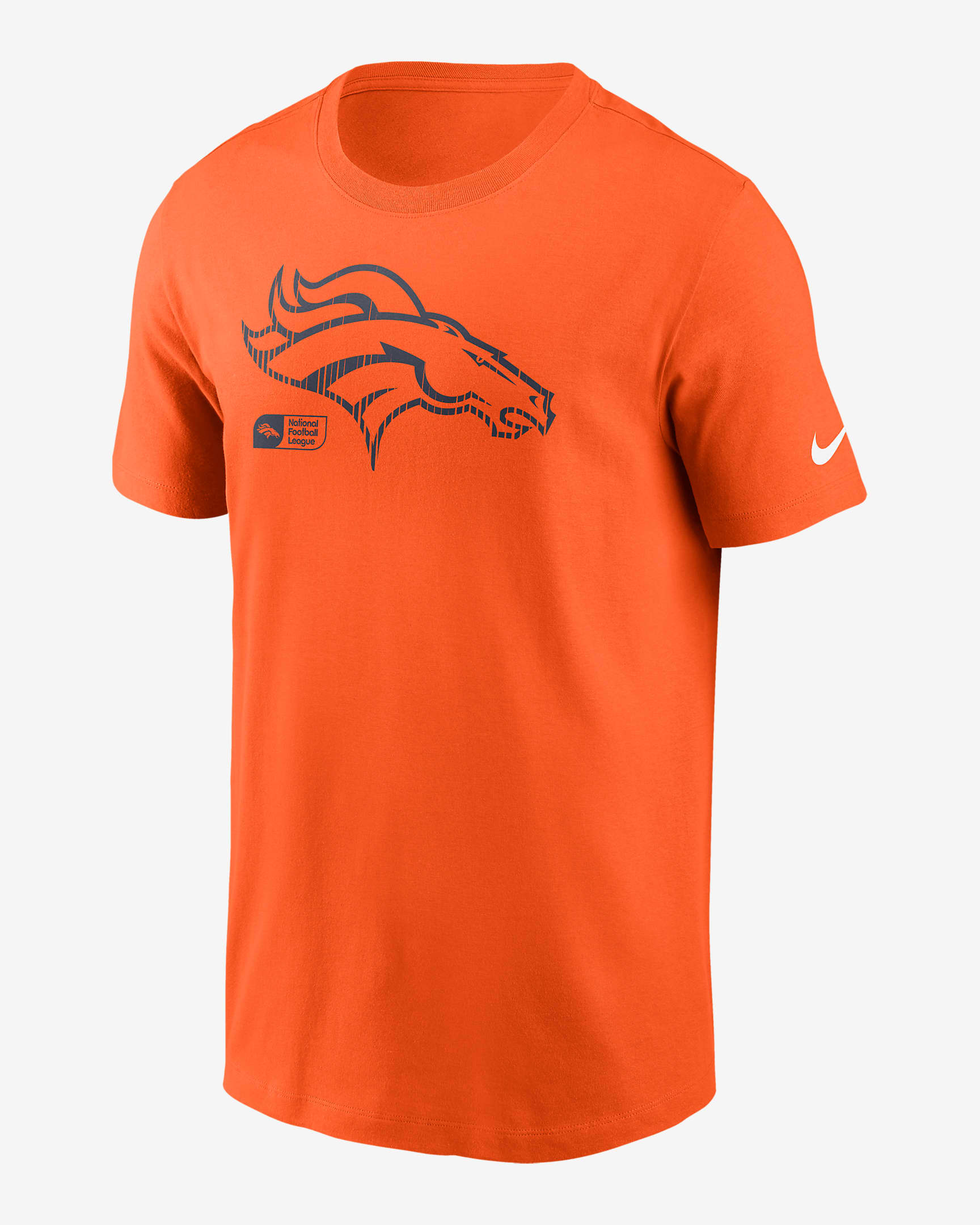 Denver Broncos Faded Essential Men's Nike NFL T-Shirt - Orange