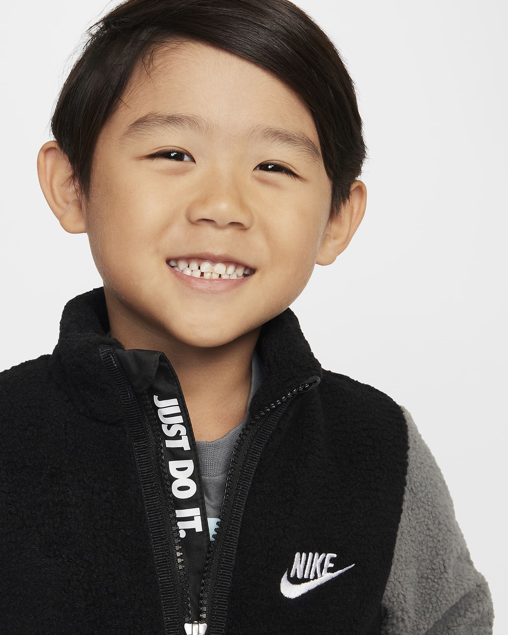 Nike Toddler High-Pile Jacket - Black