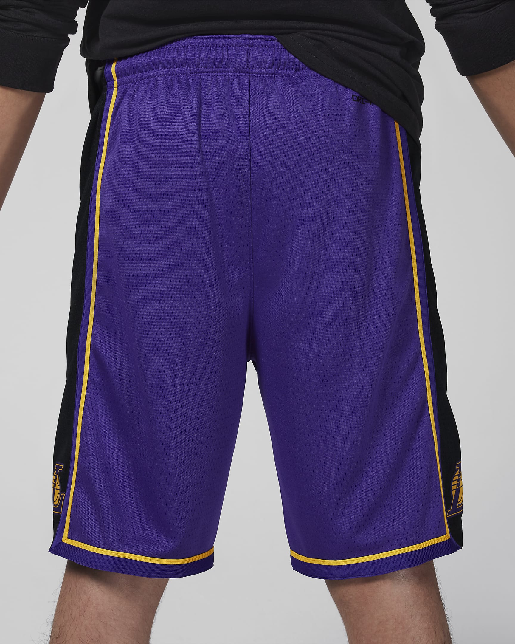 Basketbalové kraťasy Jordan NBA Swingman Los Angeles Lakers Statement Edition pro větší děti - Field Purple