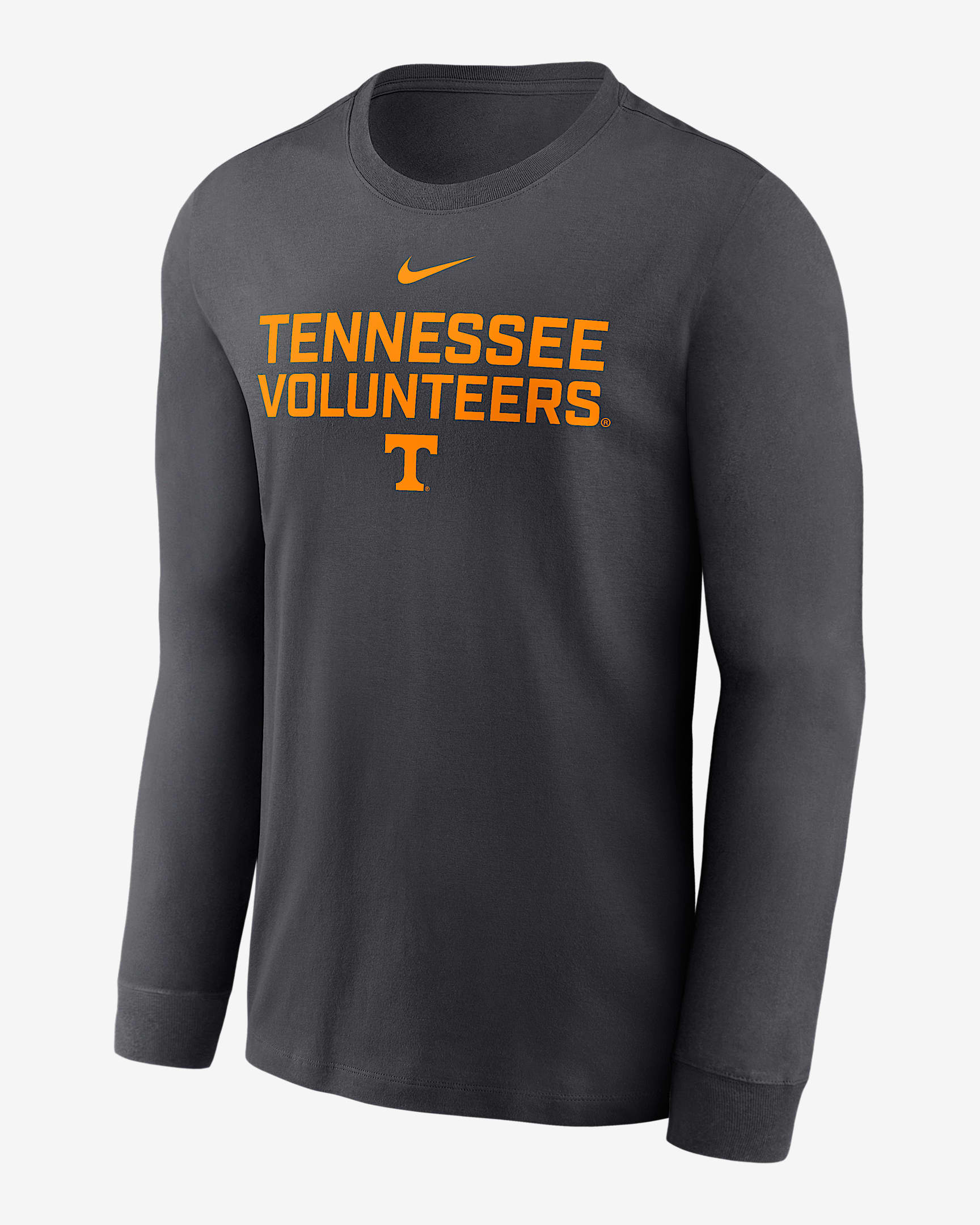 Playera de manga larga universitaria Nike Dri-FIT para hombre Tennessee Sideline - Antracita