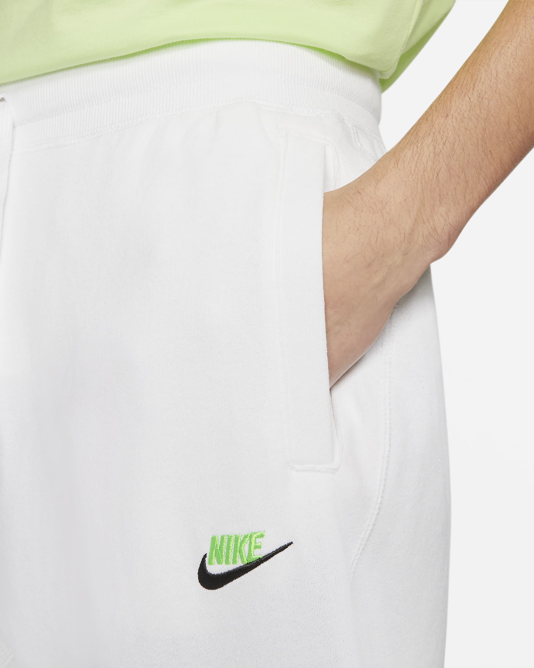 Nike Sportswear Men's Classic Fleece Pants - White