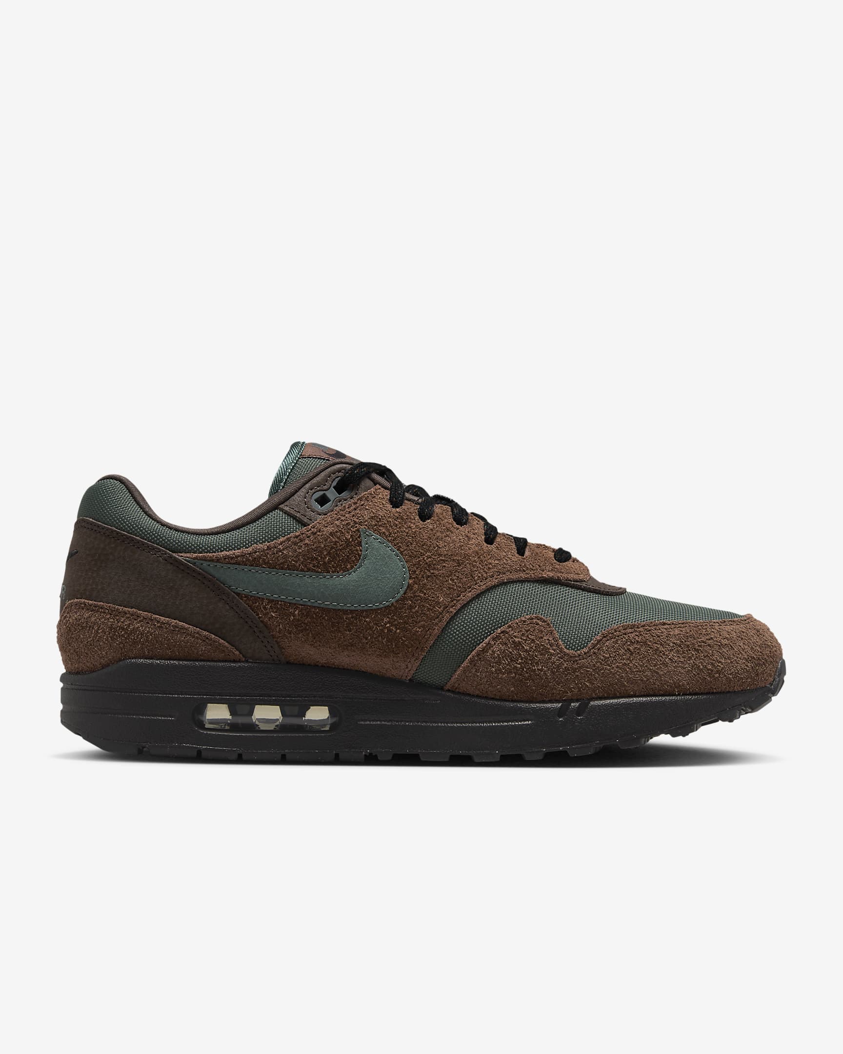 Nike Air Max 1 herresko - Cacao Wow/Baroque Brown/Svart/Vintage Green