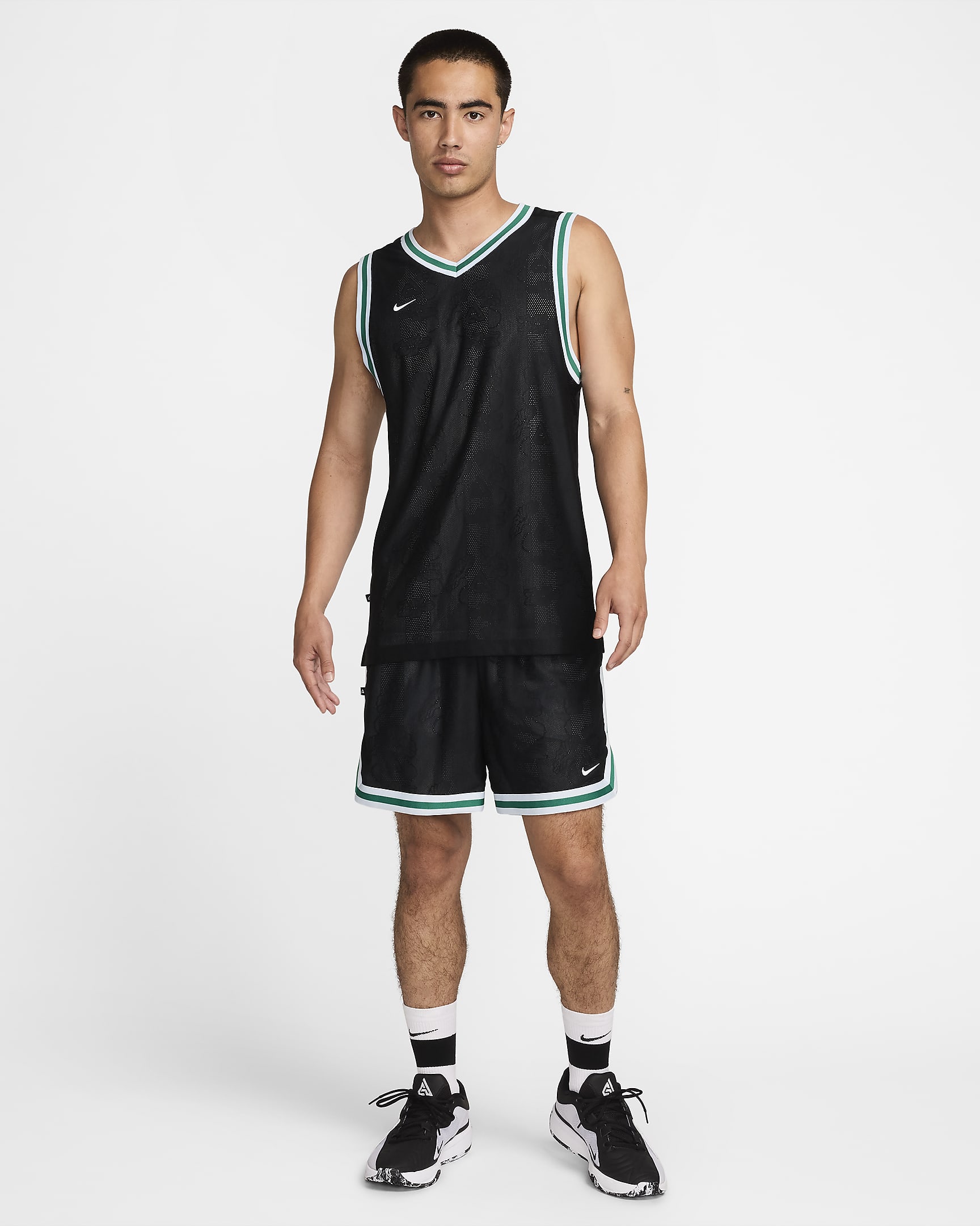 Giannis Men's Dri-FIT DNA Basketball Jersey - Black/Blue Tint/White