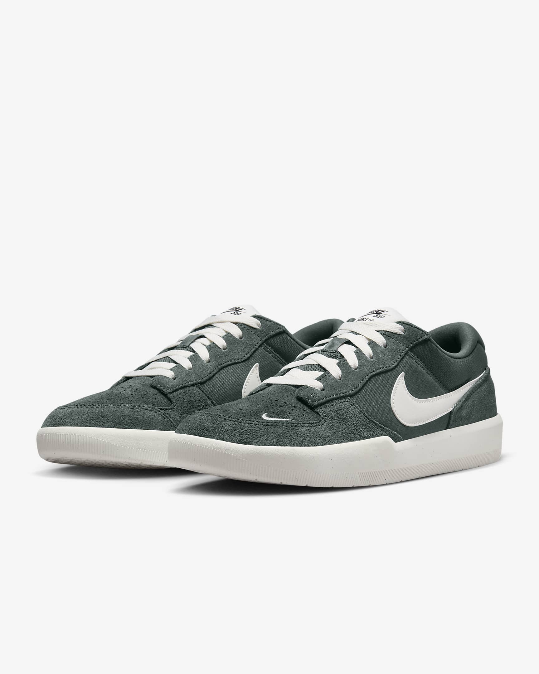 Nike SB Force 58 Skate Shoes - Vintage Green/Vintage Green/Sail/Sail