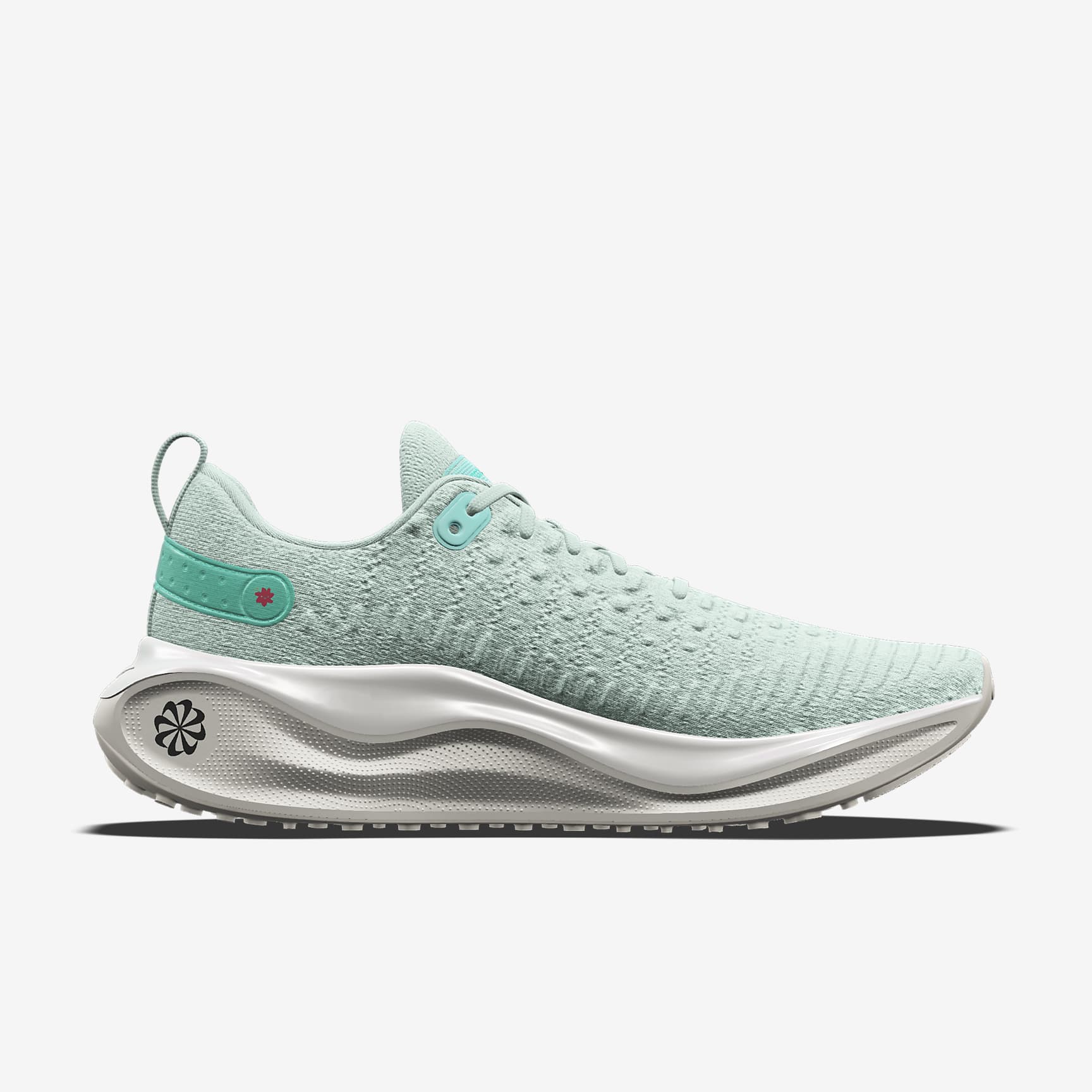 Nike InfinityRN 4 By You Custom Men's Road Running Shoes - Jade Ice/Jade Ice/Jade Ice