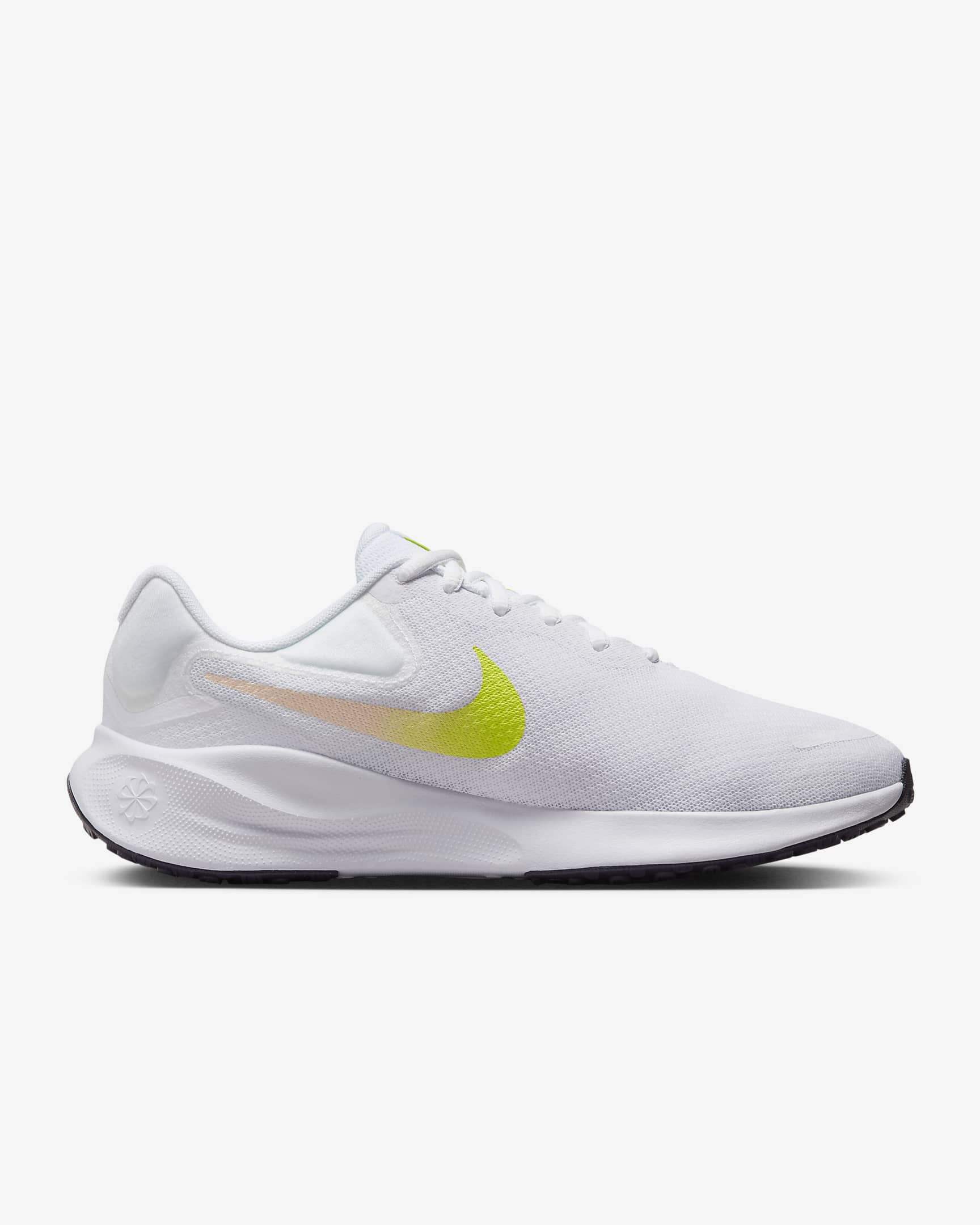 Nike Revolution 7 Women's Road Running Shoes (Extra Wide) - White/Crimson Tint/Dark Raisin/Cyber