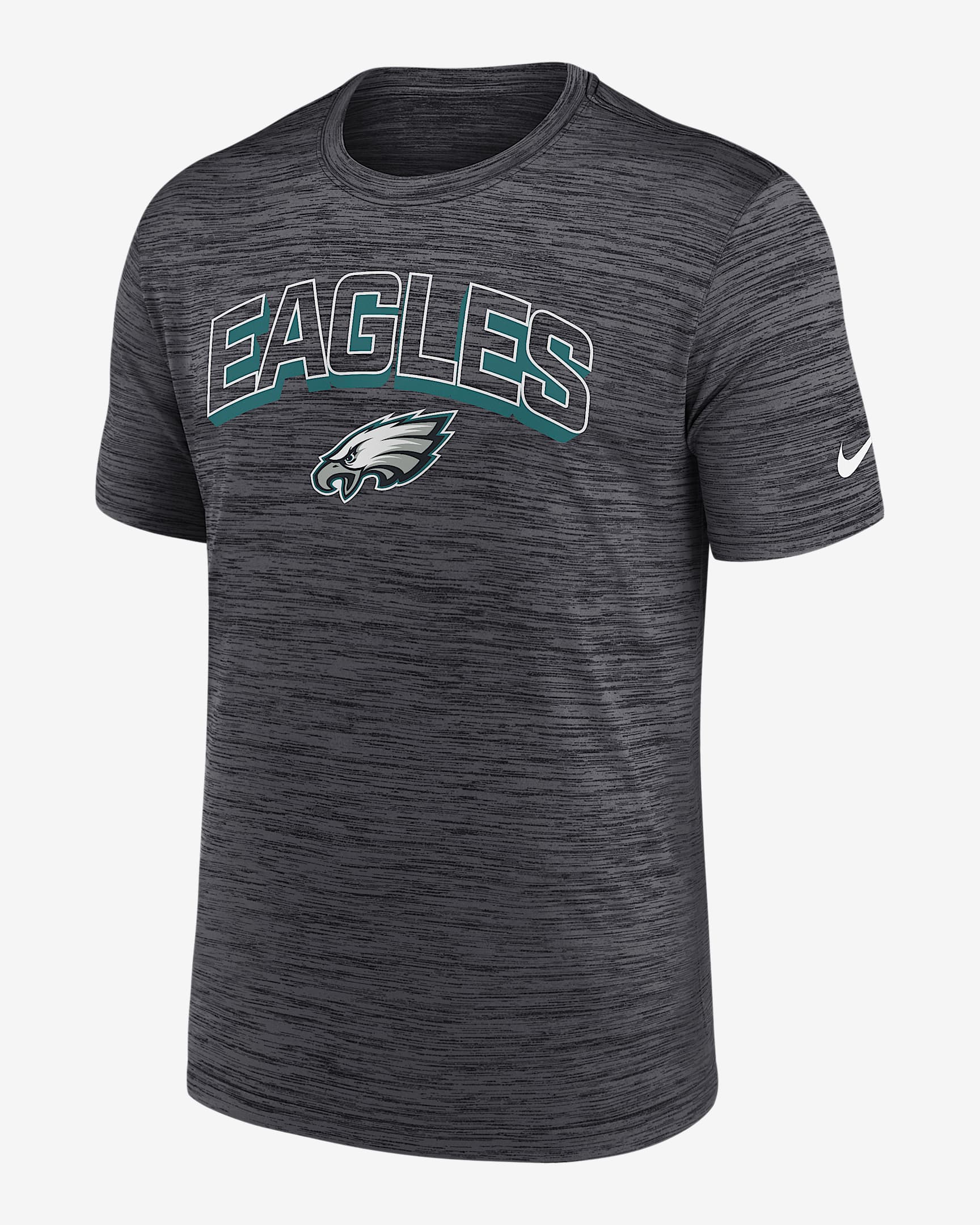 Playera Nike Dri-FIT de la NFL para hombre Philadelphia Eagles Velocity - Carbón