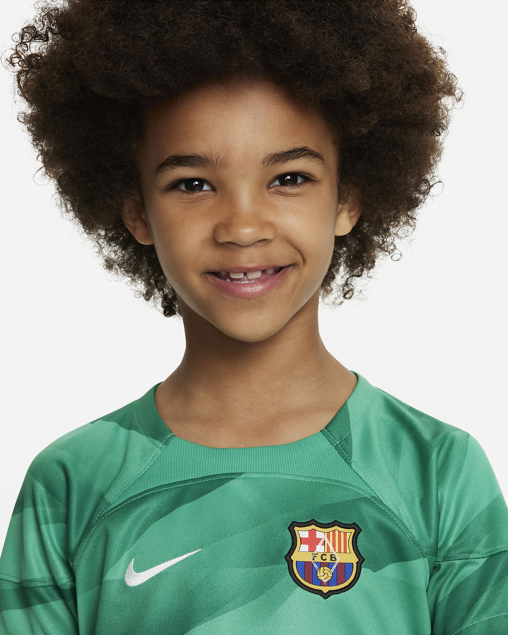 F.C. Barcelona 2023/24 Goalkeeper Younger Kids' Nike DriFIT 3Piece