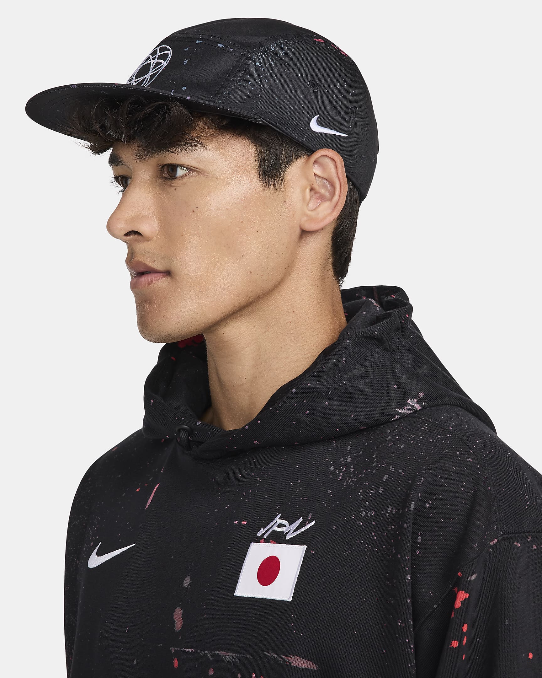 Japan Fly Nike Dri-FIT Breaking Cap - Black/White