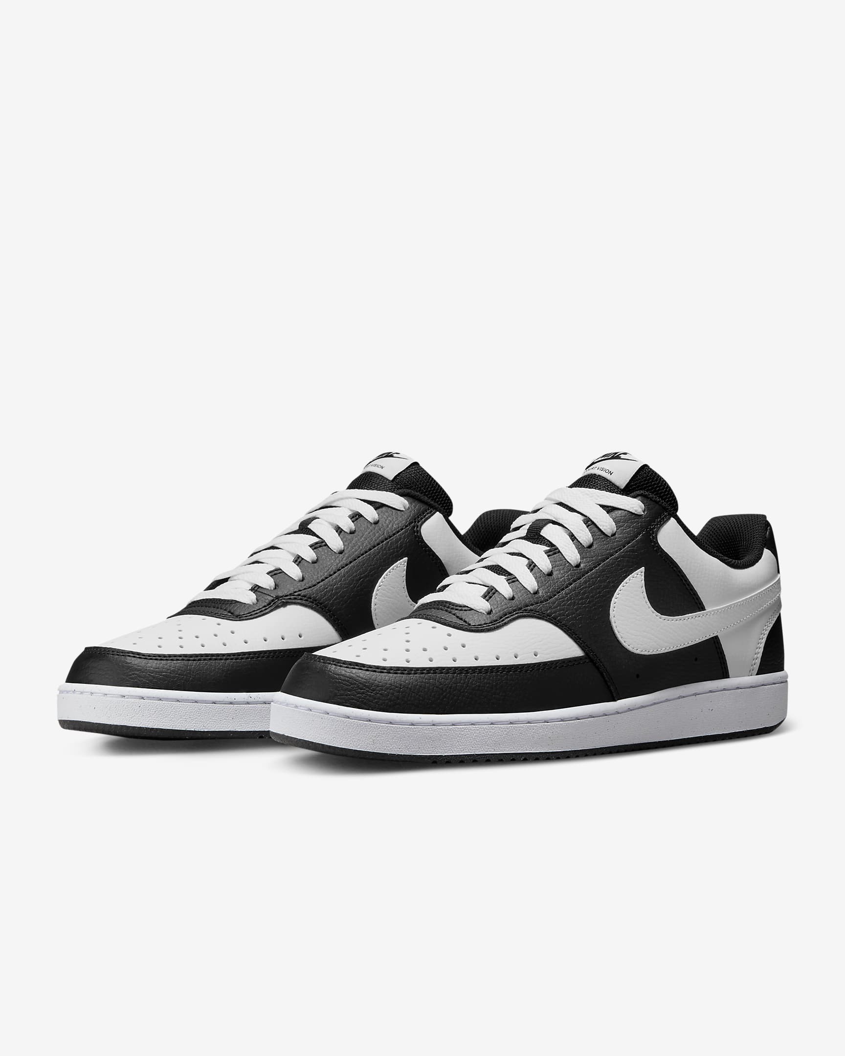 Nike Court Vision Low Men's Shoes - Black/White