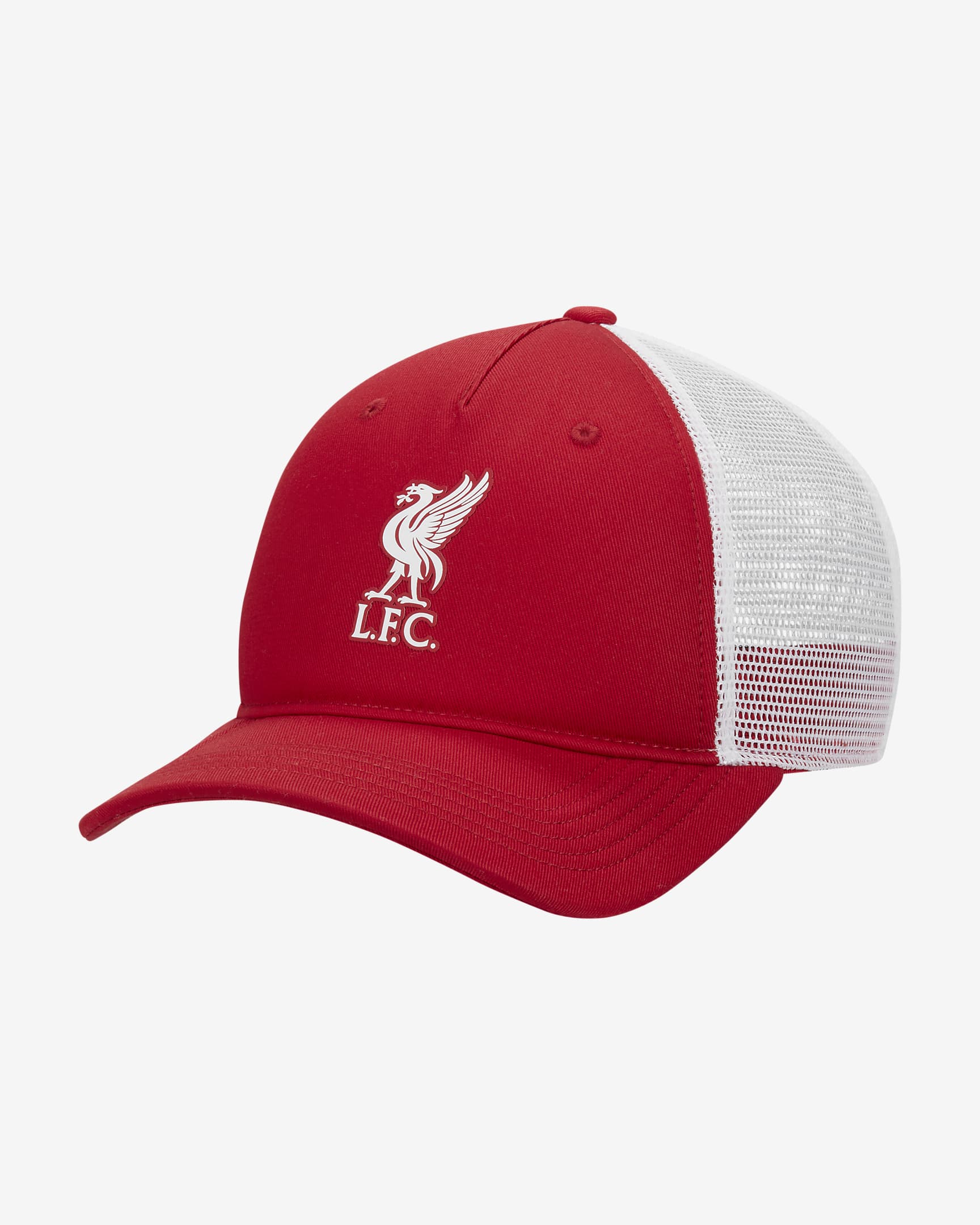 Liverpool F.C. Rise Nike Football Trucker Cap - Gym Red/White/White