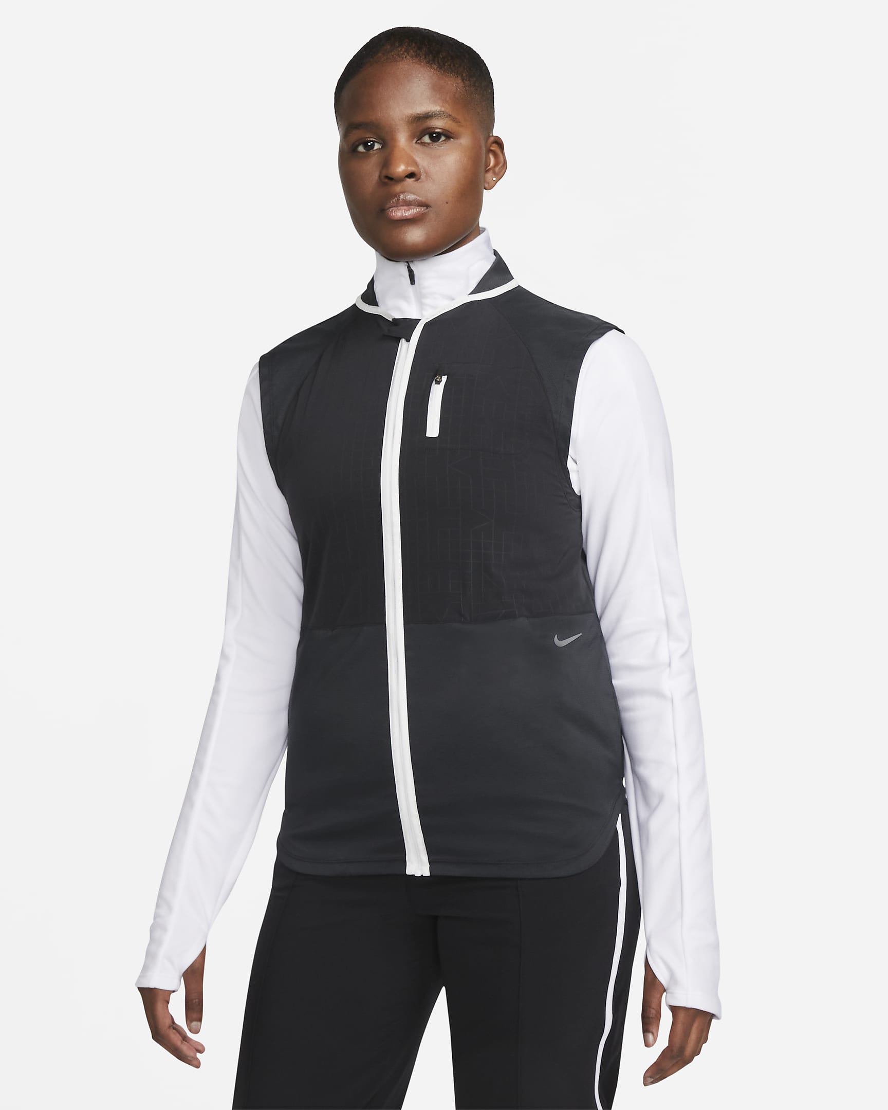 womens nike running gilet