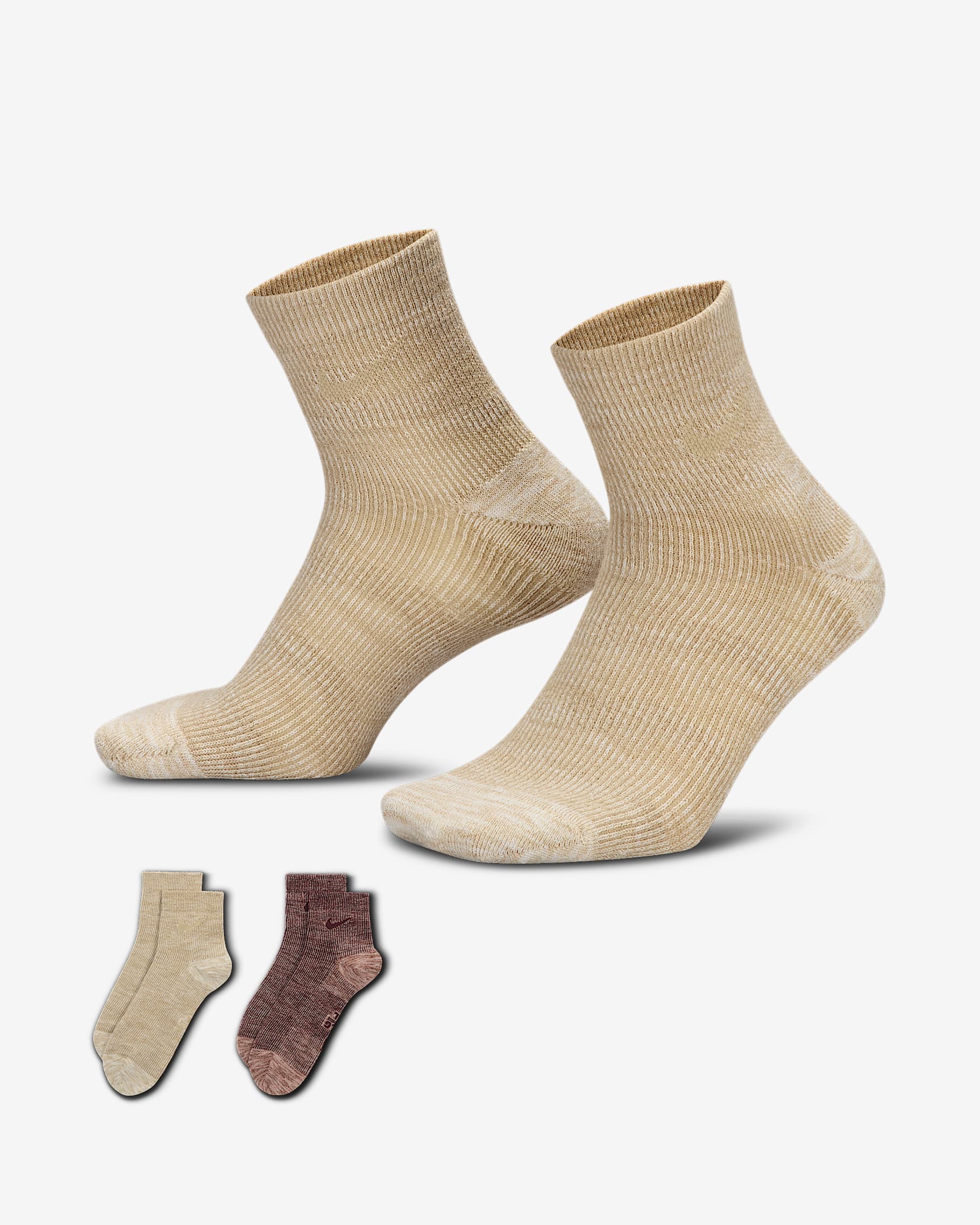 Calcetines al tobillo acolchados (2 pares) Nike Everyday - Multicolor