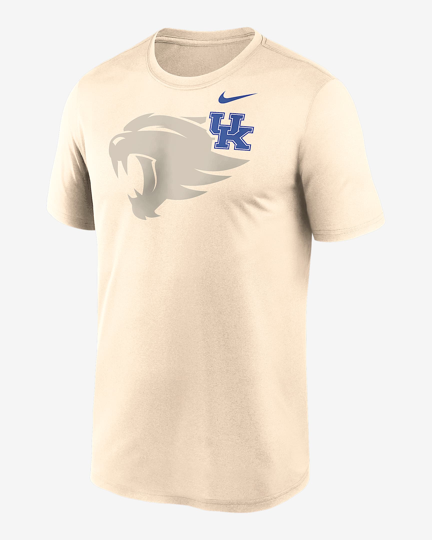 Kentucky Campus Legend Shadow Logo Men's Nike Dri-FIT College T-Shirt - Natural