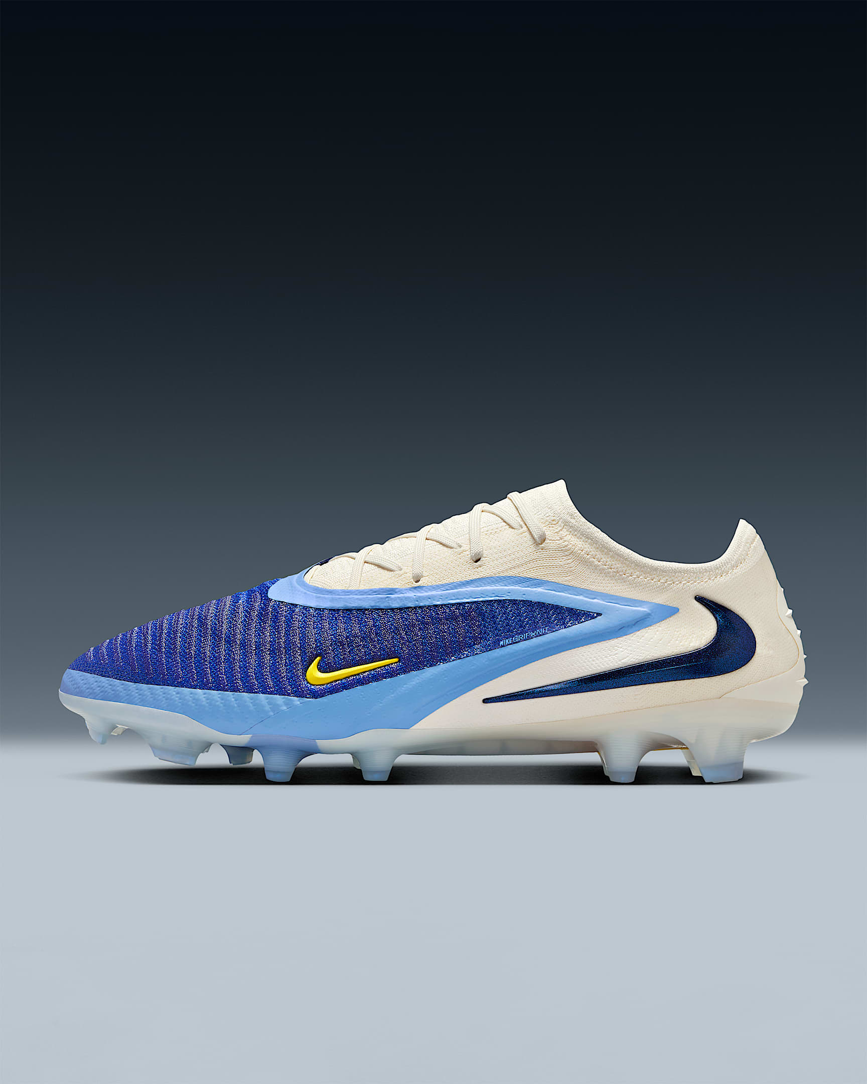 Nike Phantom 6 Low Elite Firm-Ground Football Boot - Racer Blue/Dark Obsidian