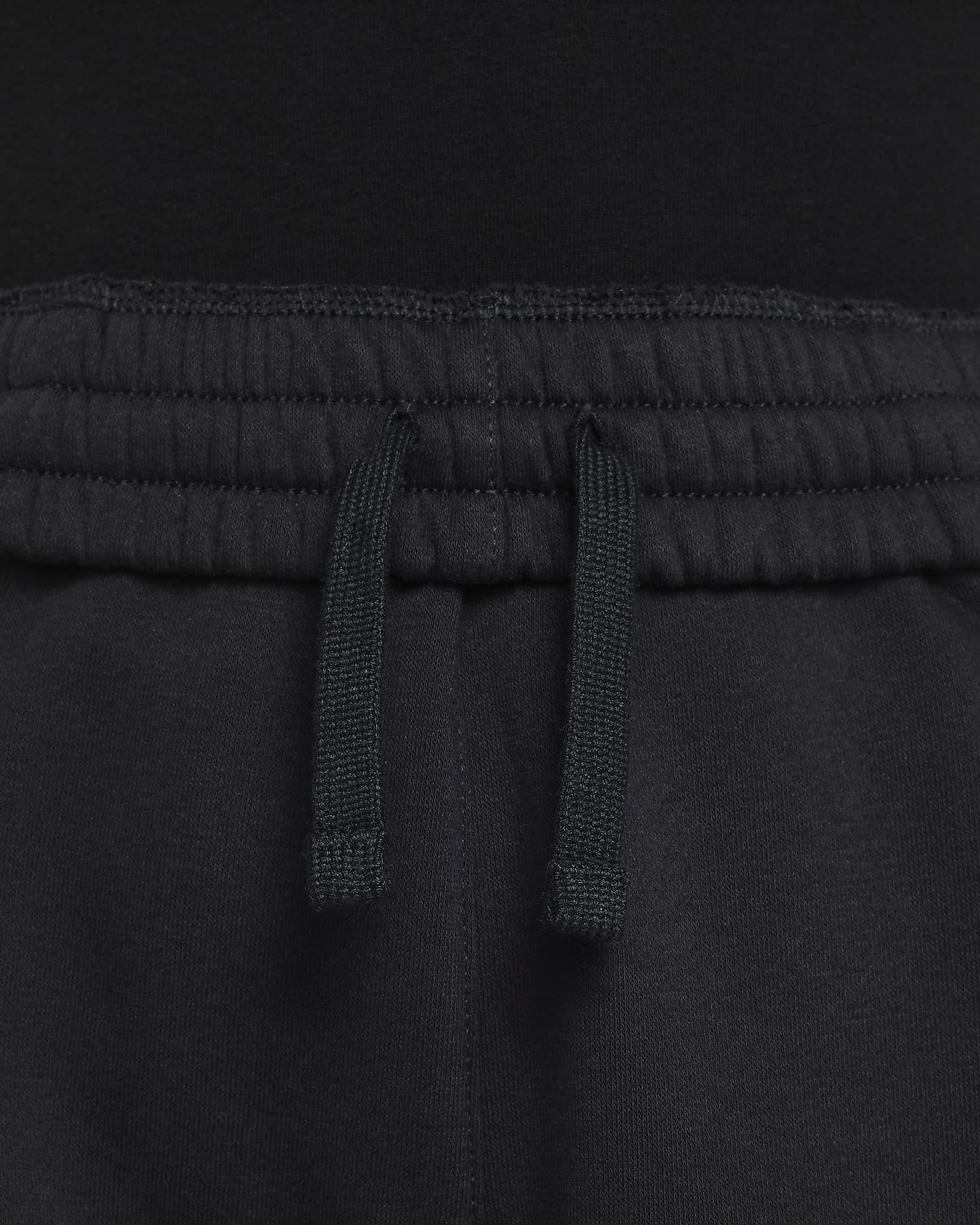 Nike Sportswear Club Fleece Older Kids' Loose Trousers - Black/Black/White