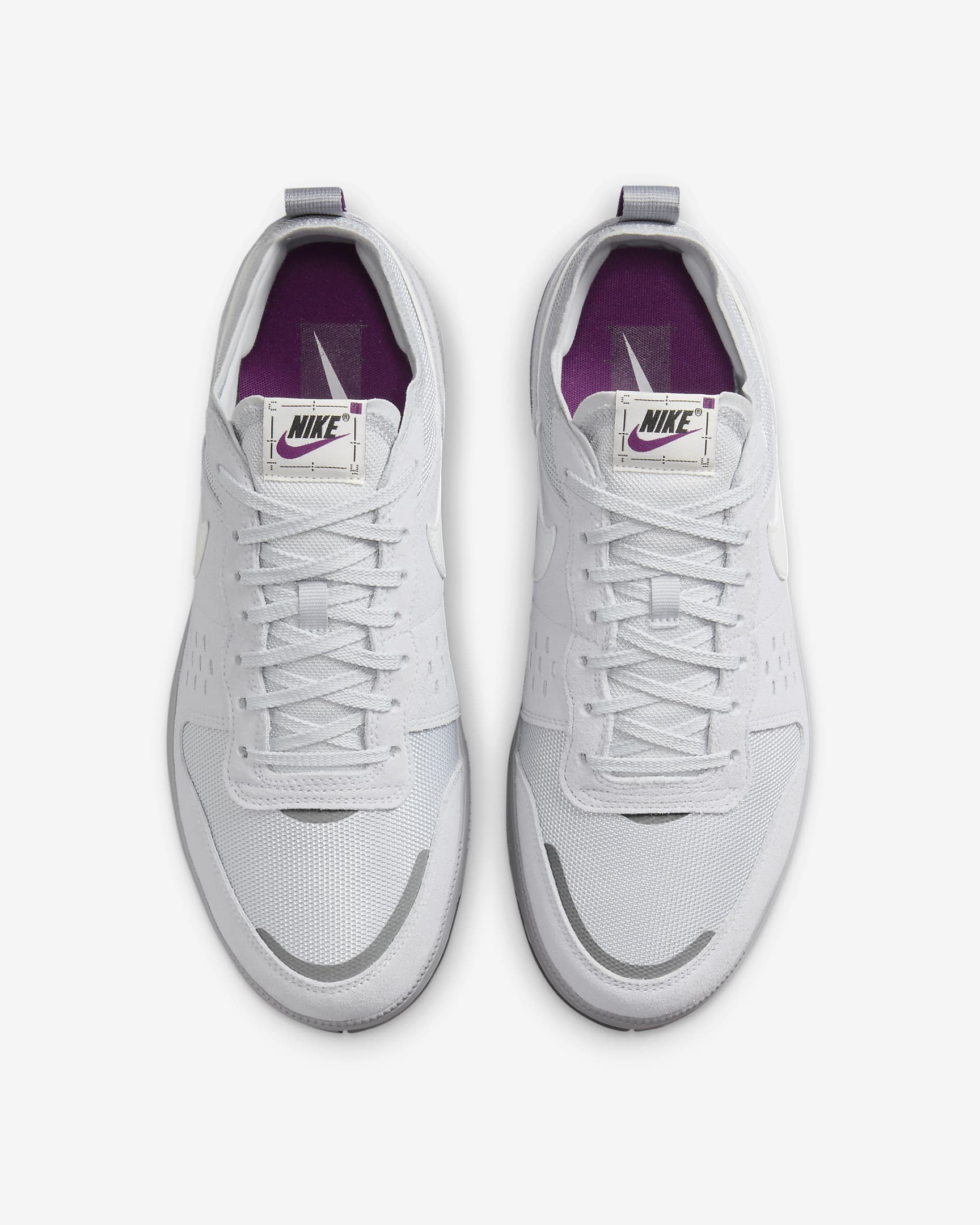 Tenis Nike C1TY “Concrete” - Gris cemento/Gris cielo/Violeta viotech/Blanco cumbre