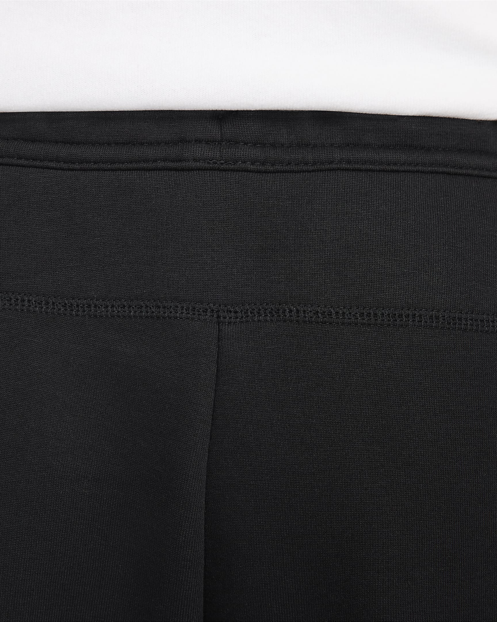 Nike Tech Men's Fleece Open-Hem Trousers - Black/Black