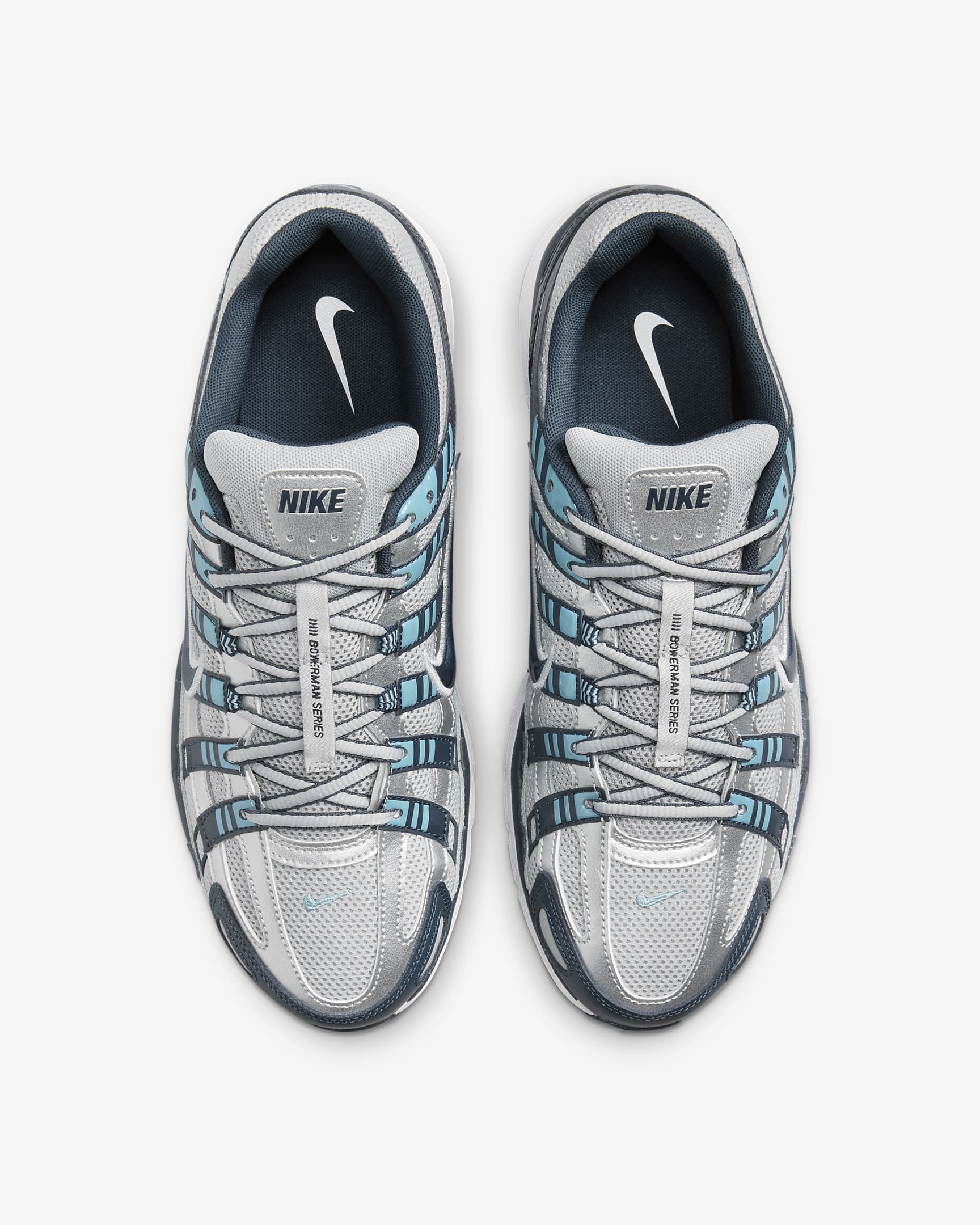 Nike P-6000 Shoes - Armoury Navy/Flat Silver/White/Metallic Silver