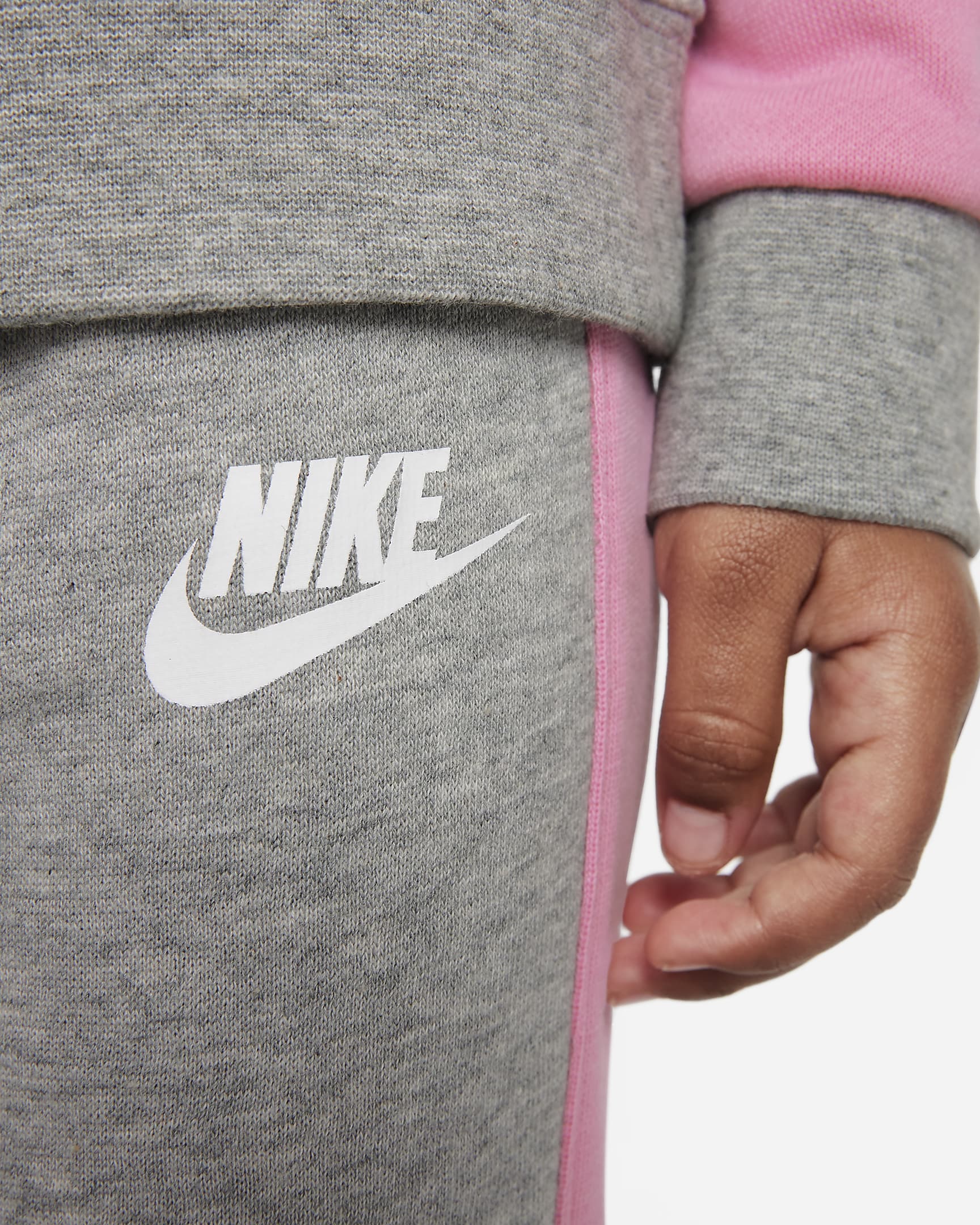 Nike Toddler Crew and Trousers Set - Dark Grey Heather