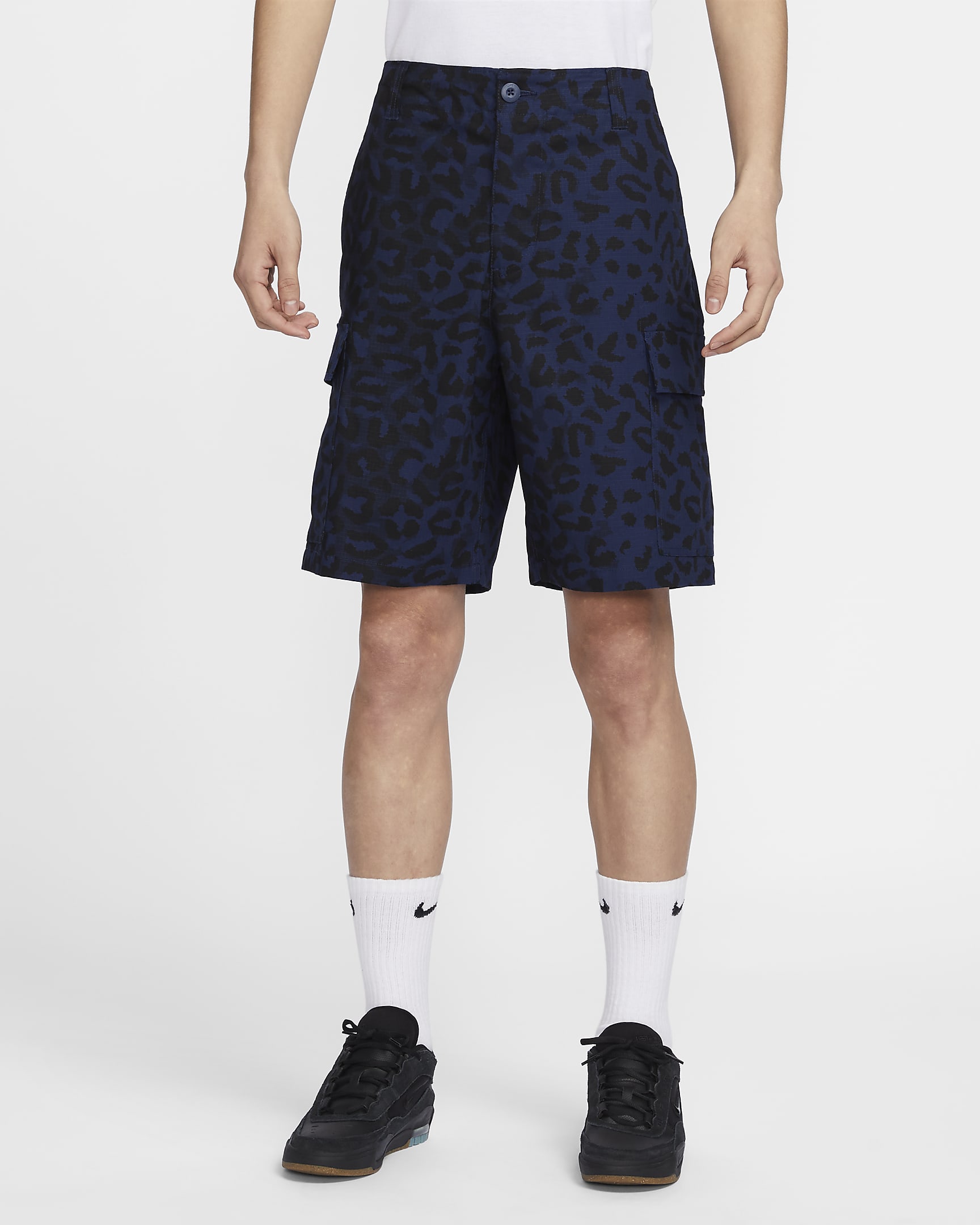 Nike SB Kearny Men's Allover Print Shorts - Midnight Navy