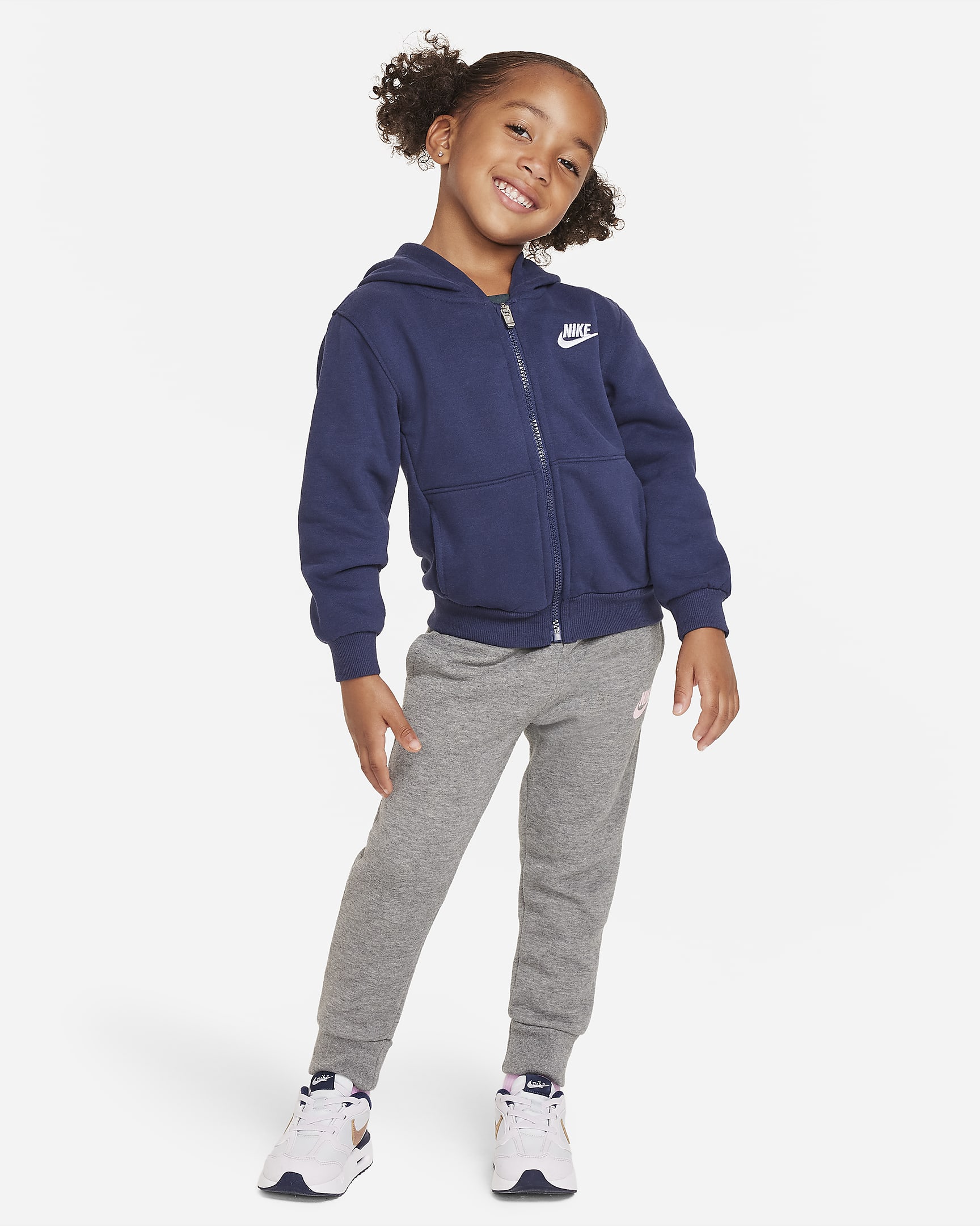 Nike Sportswear Club Fleece Toddler Pullover Hoodie - Midnight Navy