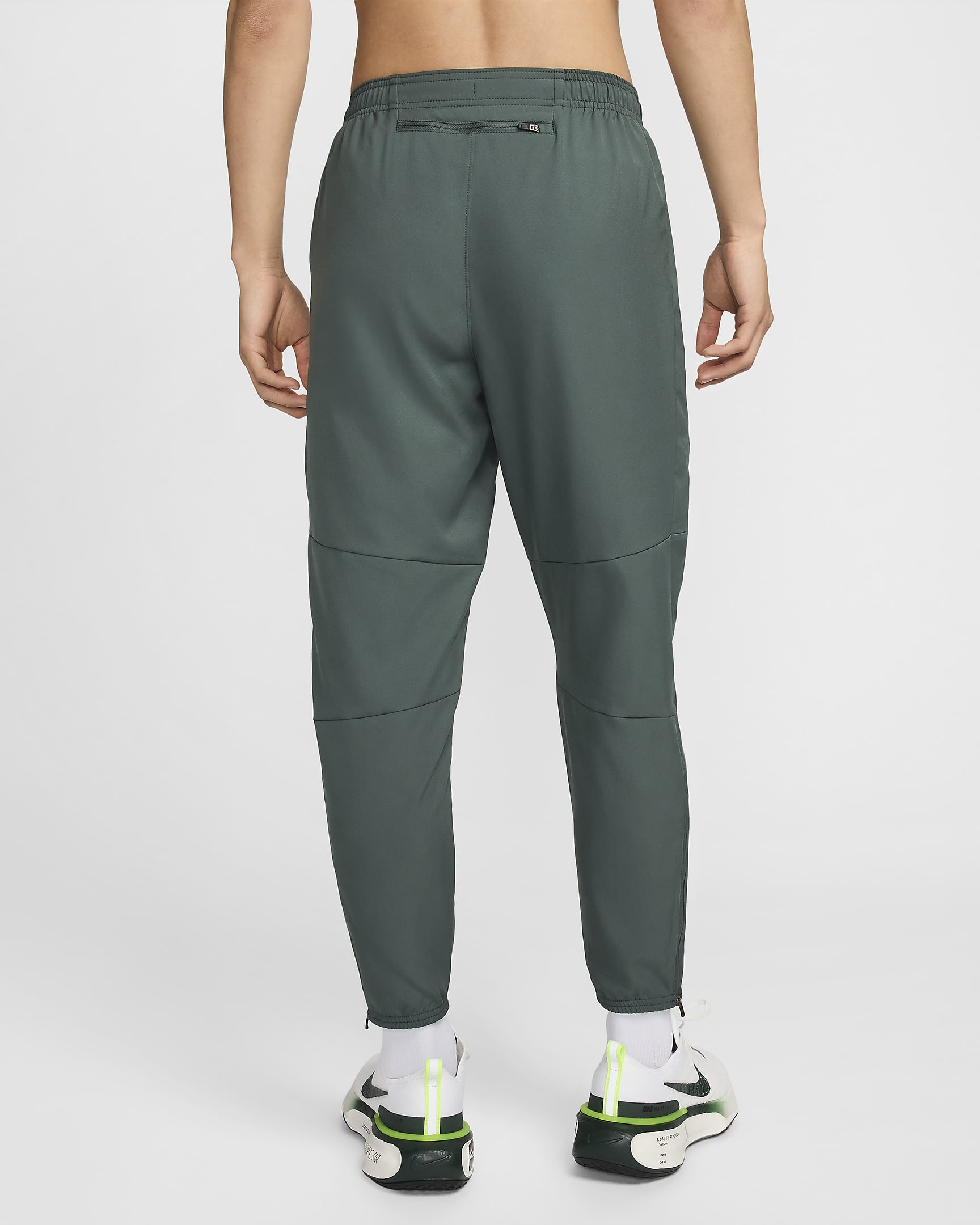 Nike Challenger Men's Dri-FIT Woven Running Trousers - Vintage Green/Black